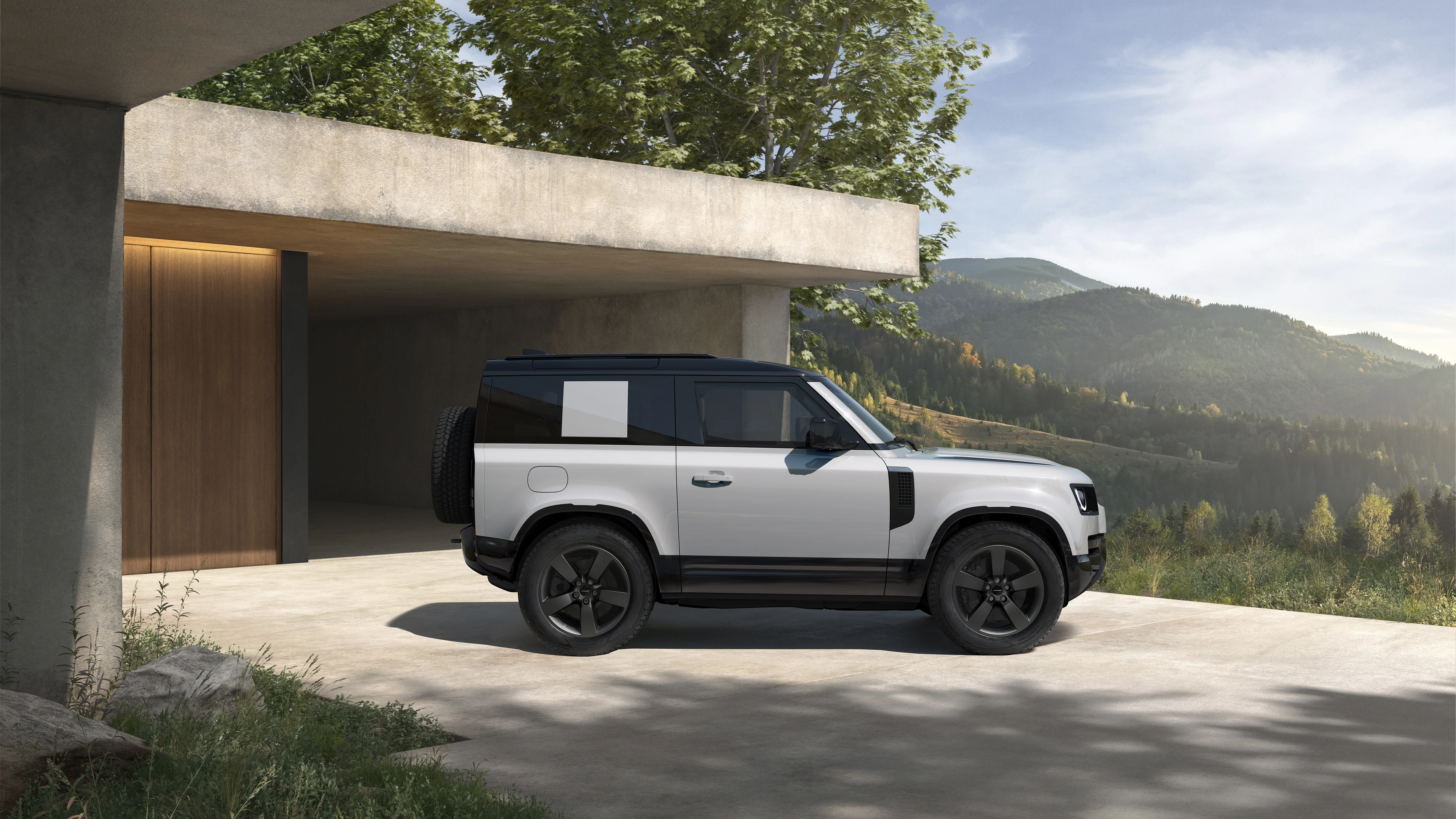 Defender 90 Side Profile