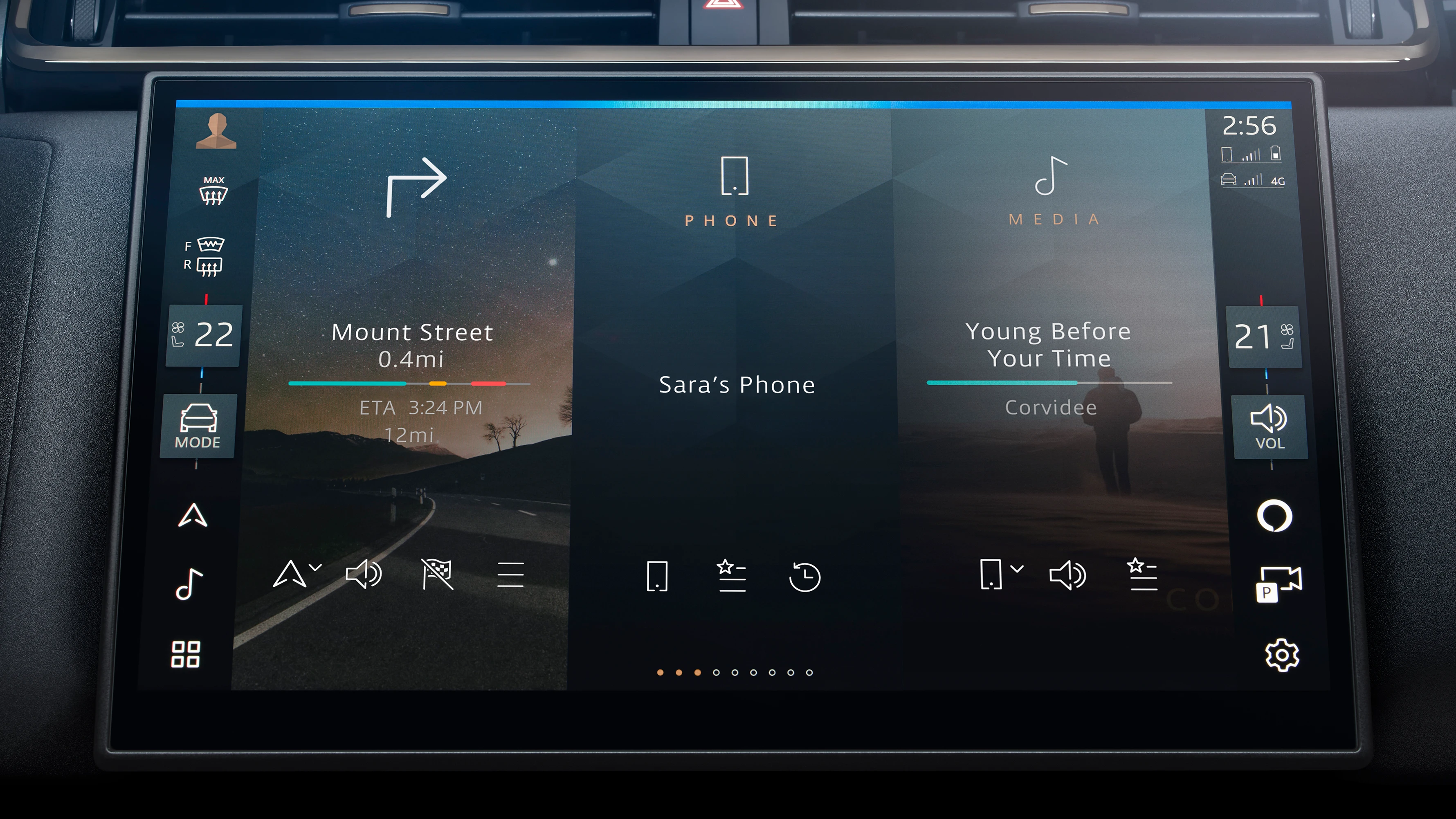 Pivi Pro Curved Touchscreen