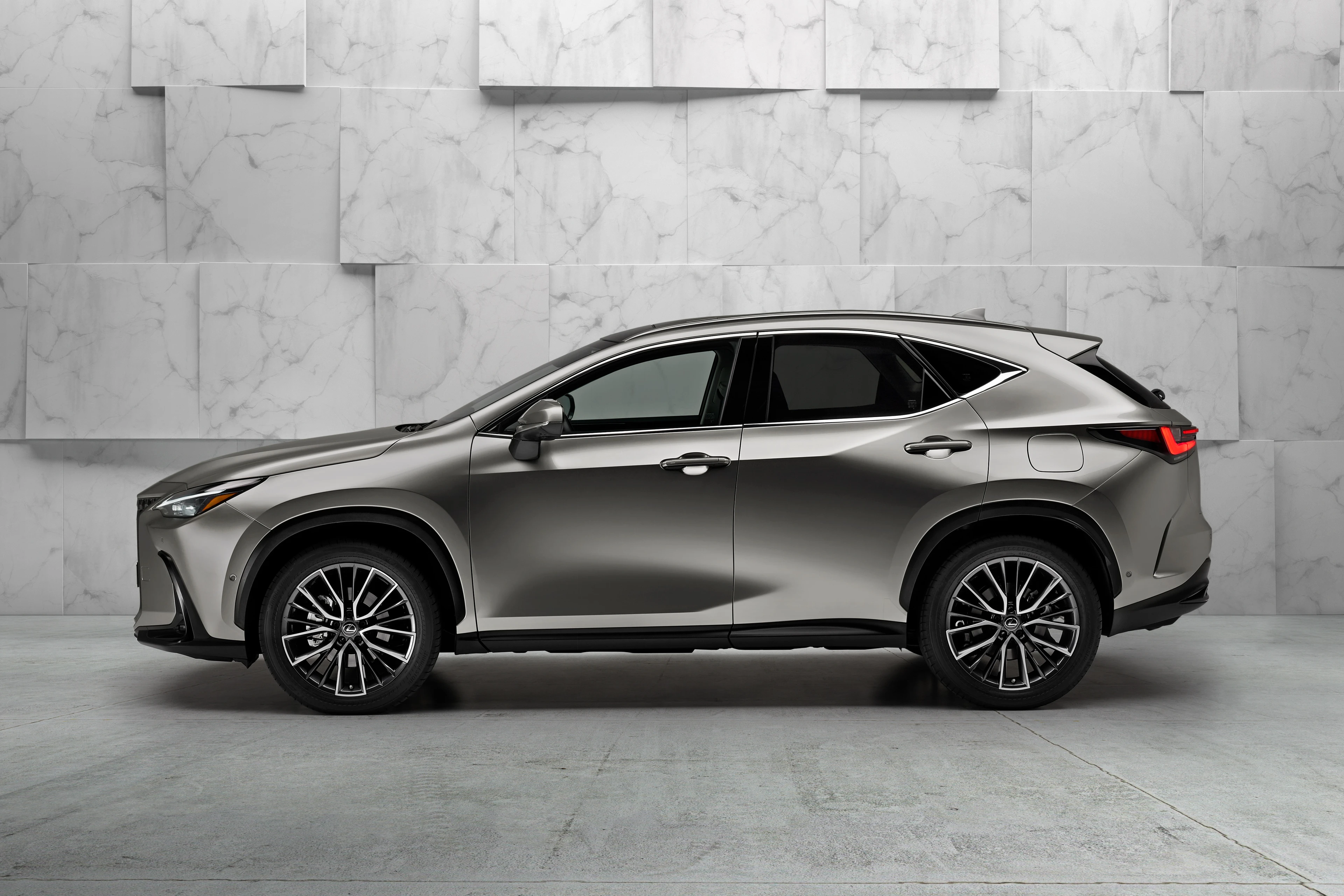 Lexus NX — Side Profile (Left)