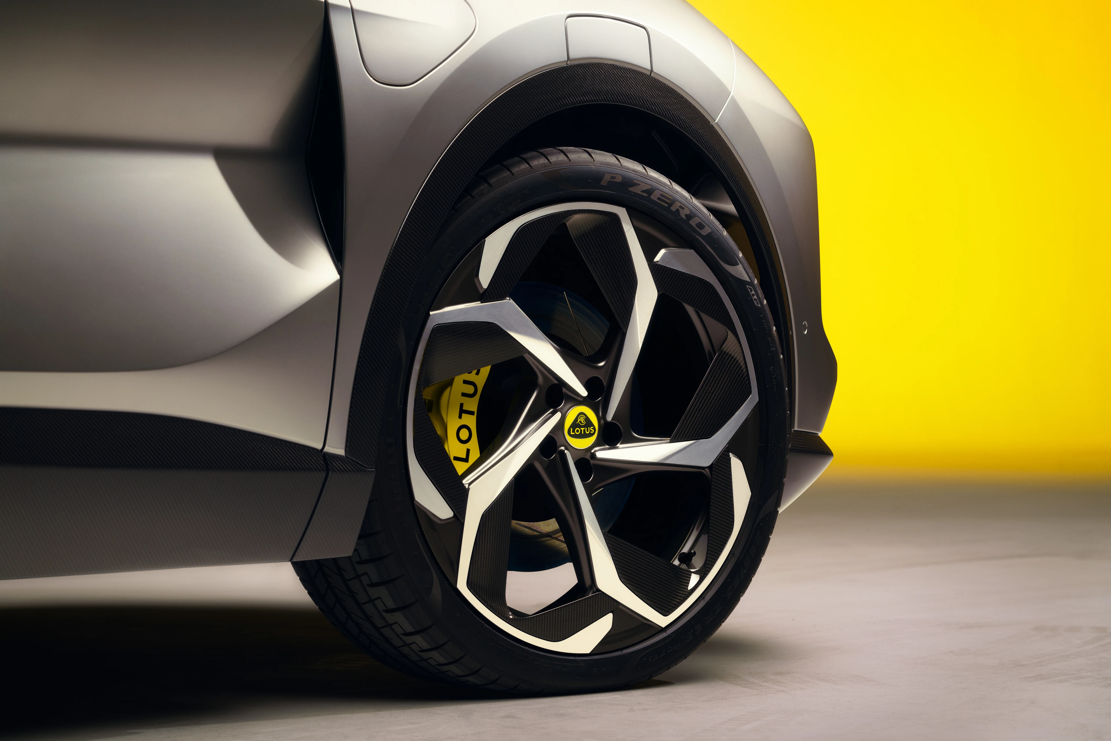Alloy Wheel and Brake Caliper