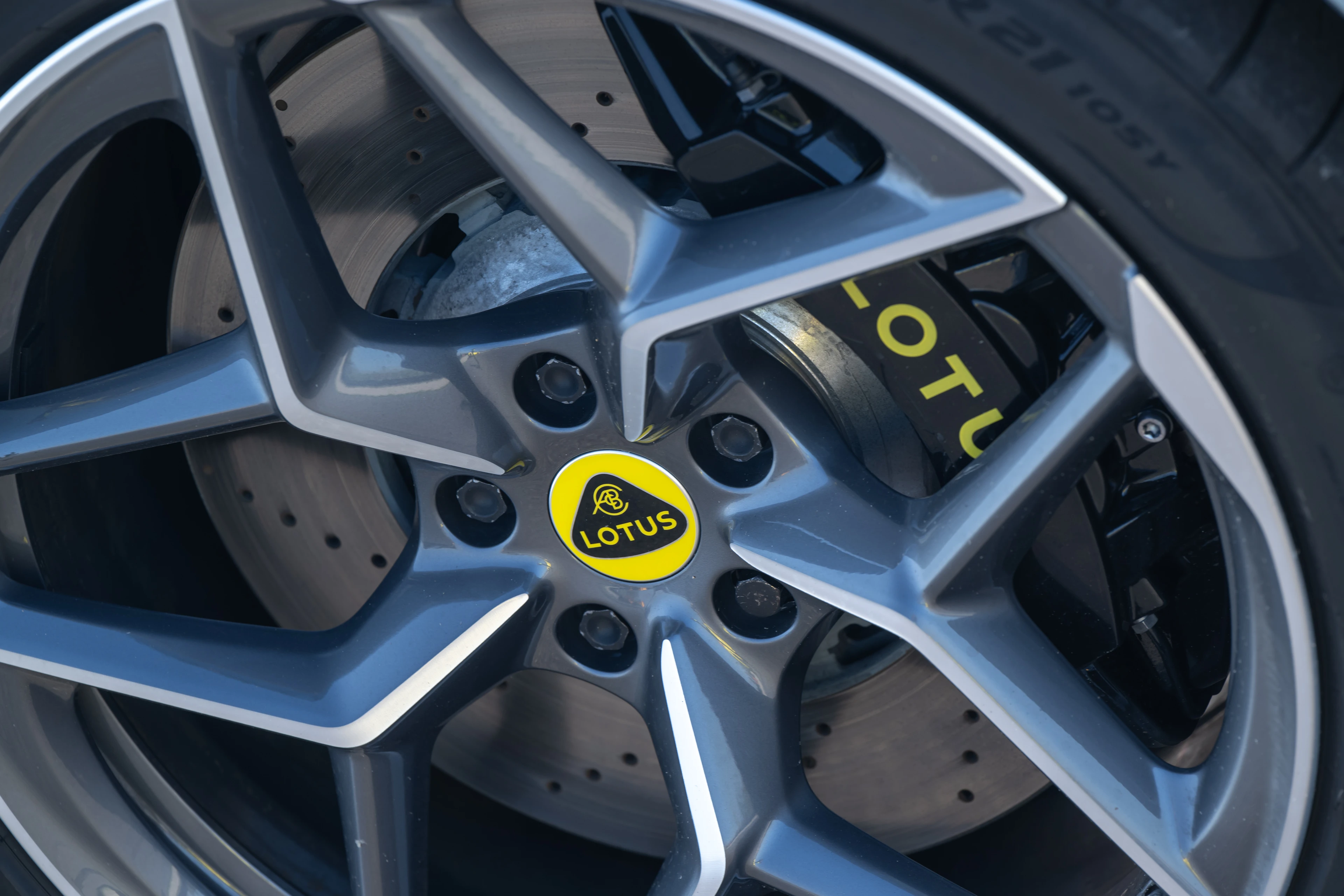 Alloy Wheel and Brake Caliper