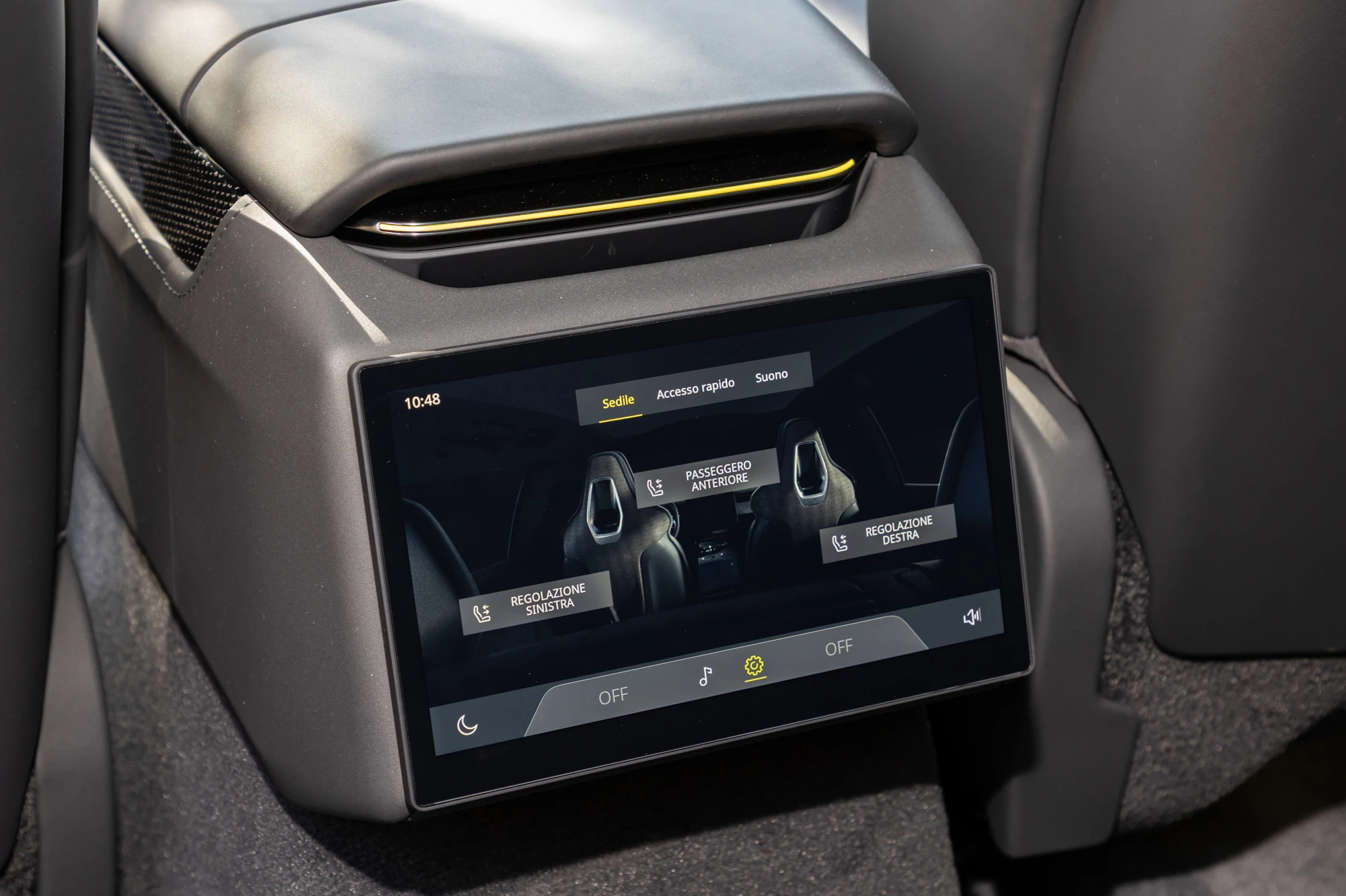 Rear Climate Touchscreen