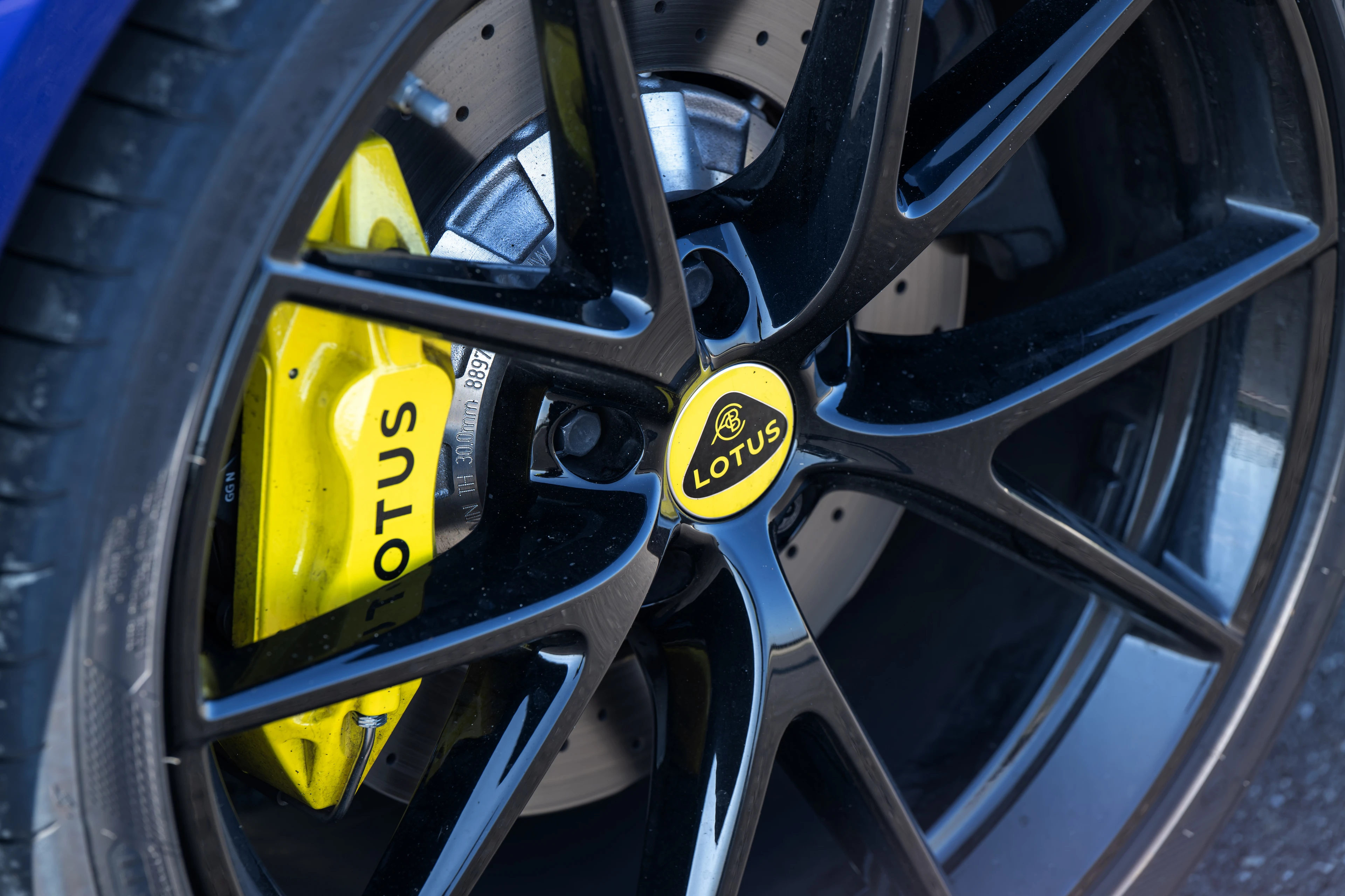 Alloy Wheel and Brake Caliper