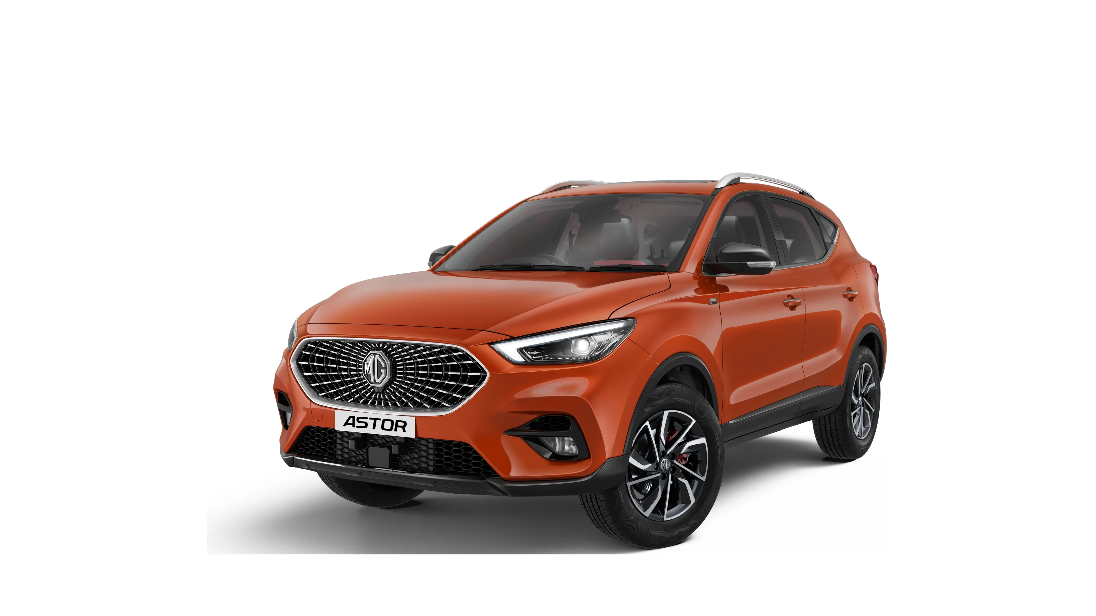 Front Left Three-Quarter Studio View (Orange)