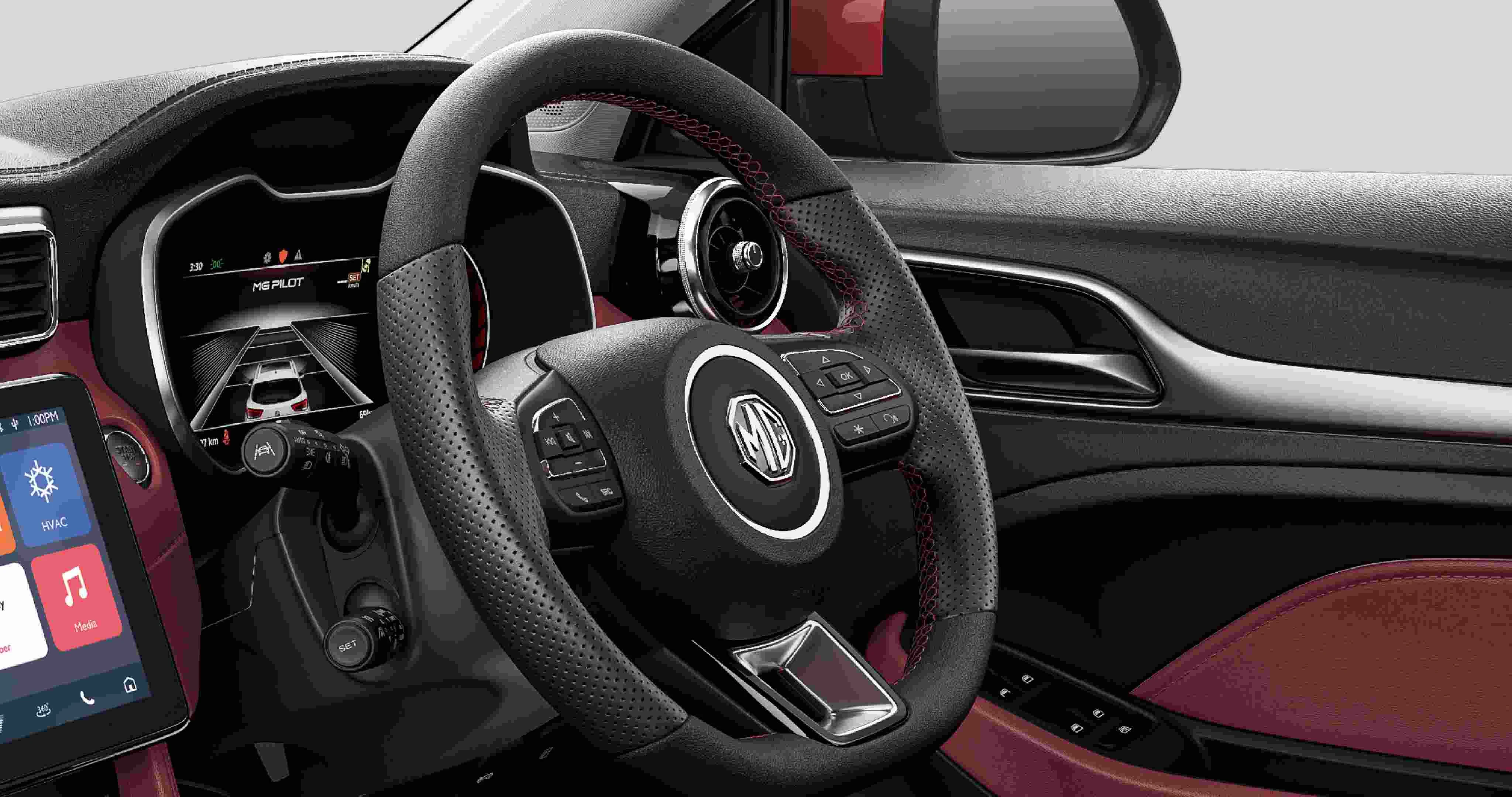 Steering Wheel and Dashboard