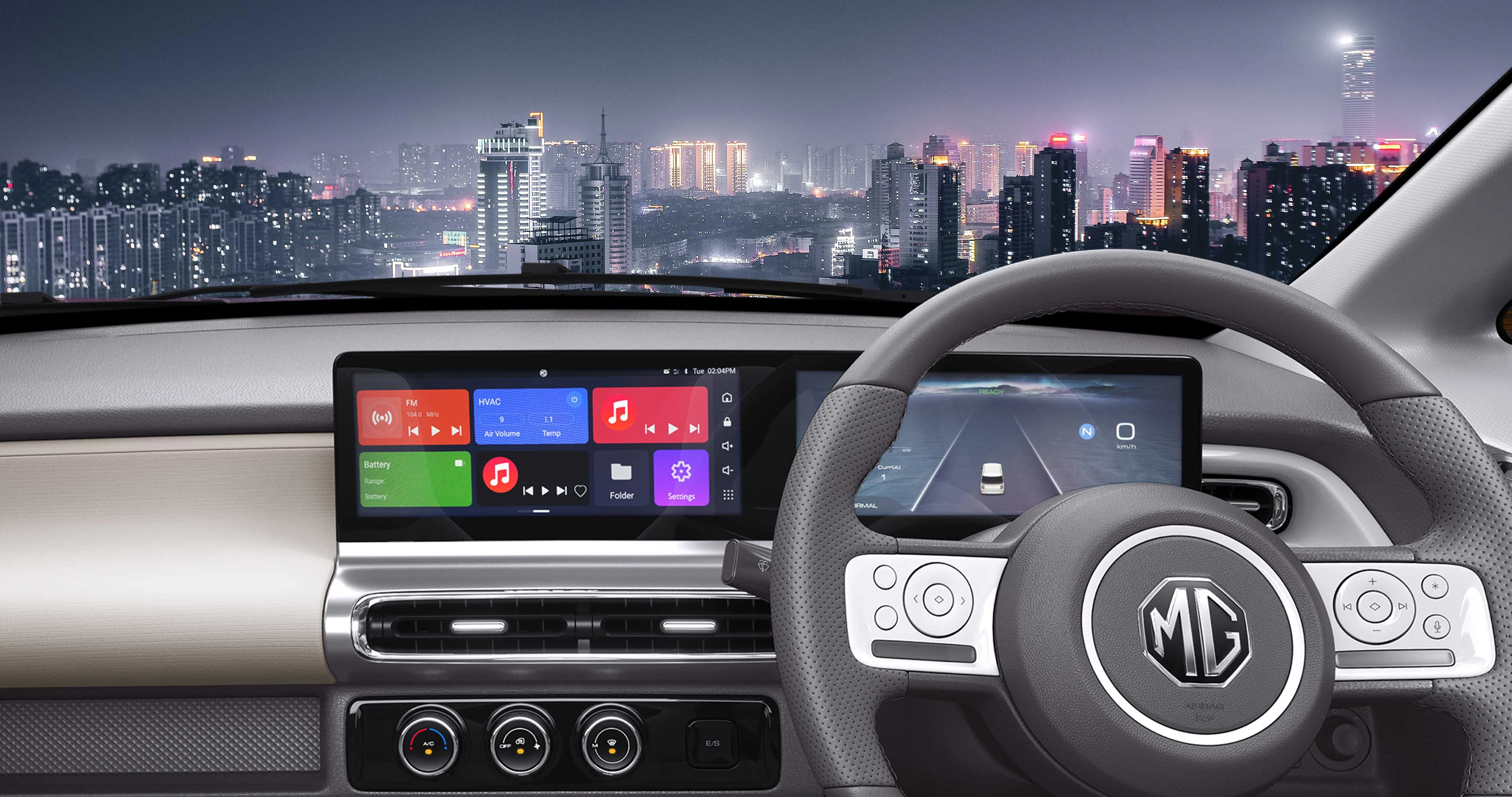 Twin 10.25-inch Screens