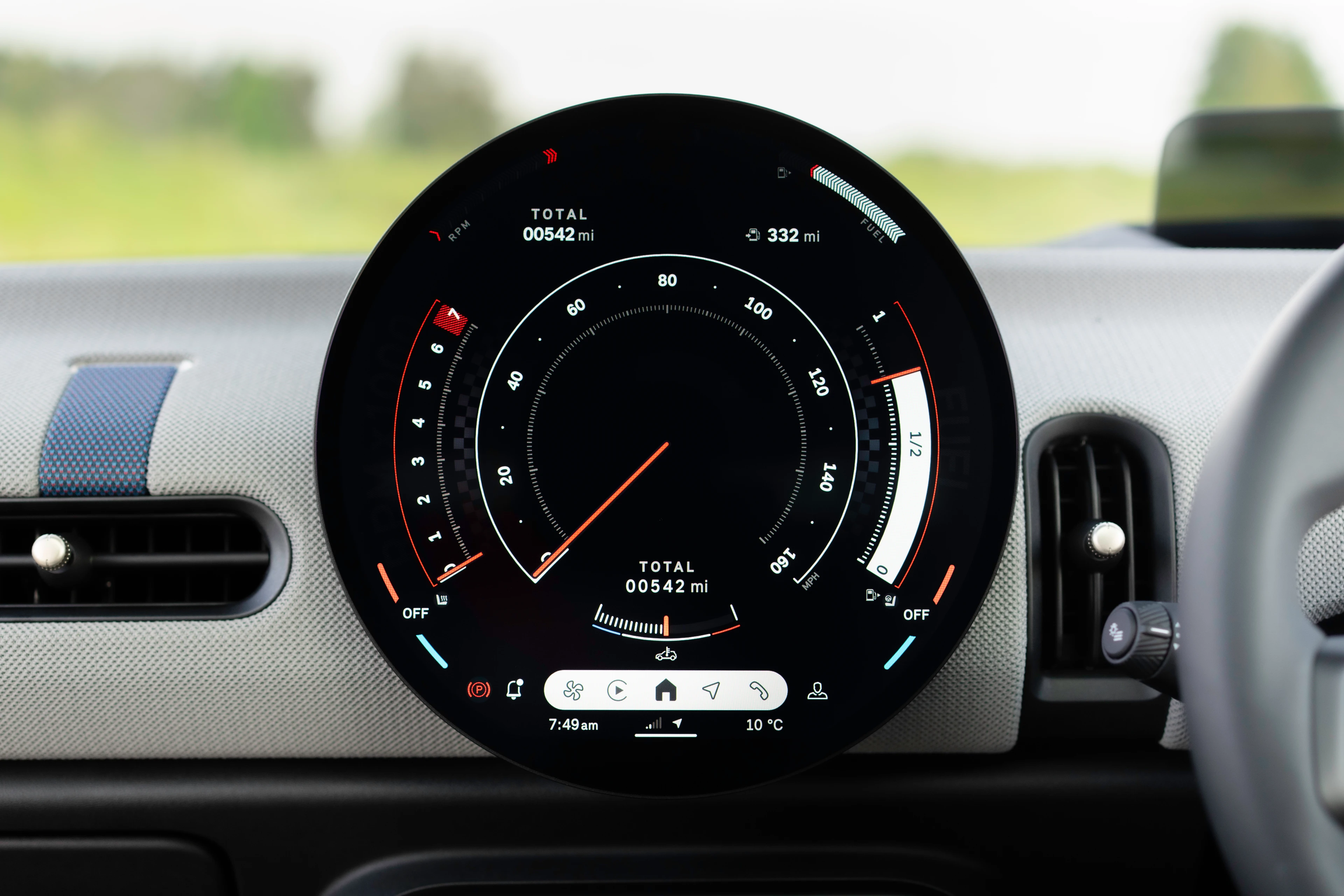 Round OLED Display