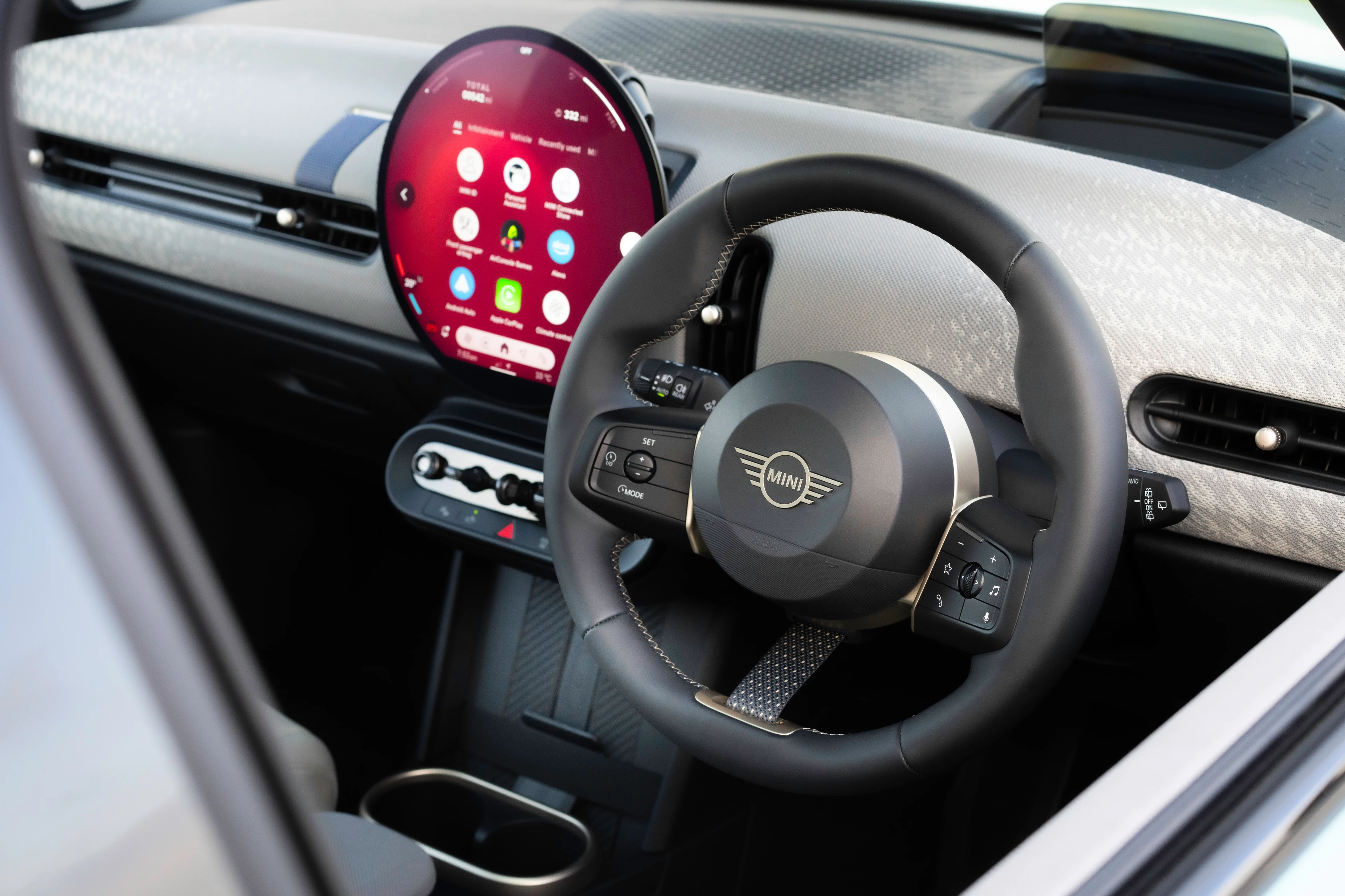 Steering Wheel and OLED Display
