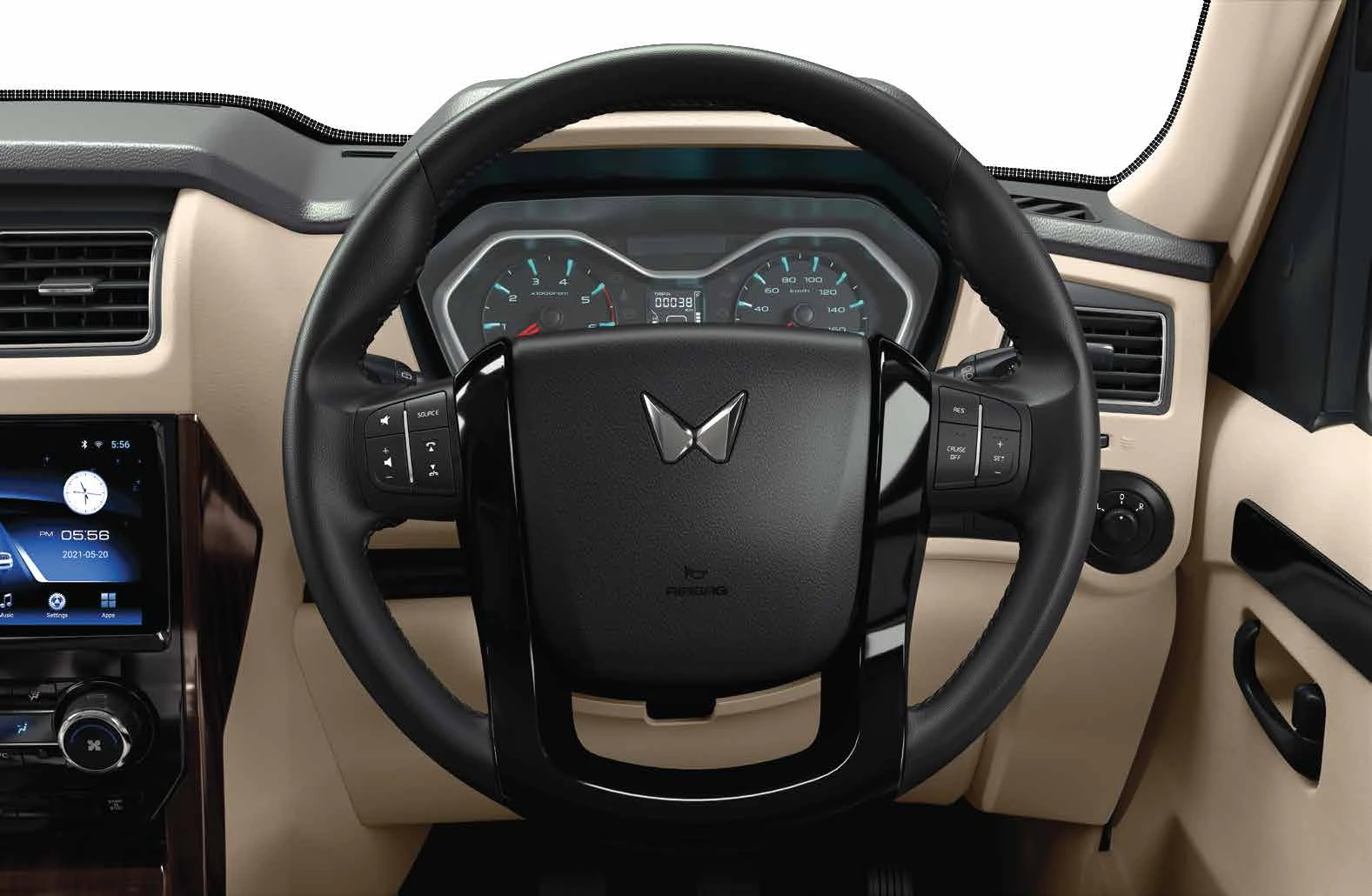 Steering Wheel and Instrument Cluster