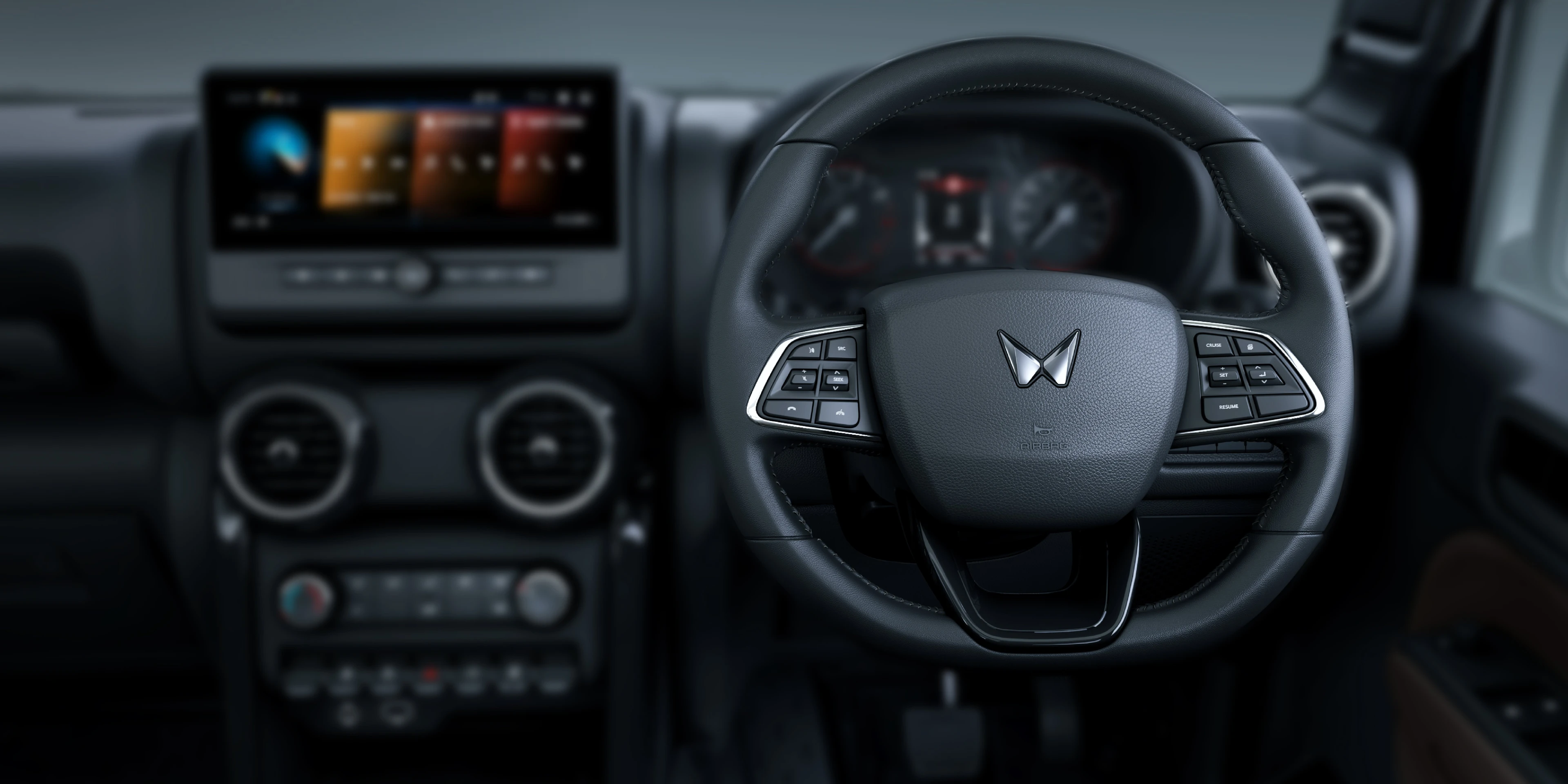 Steering Wheel and 10.25-inch Touchscreen