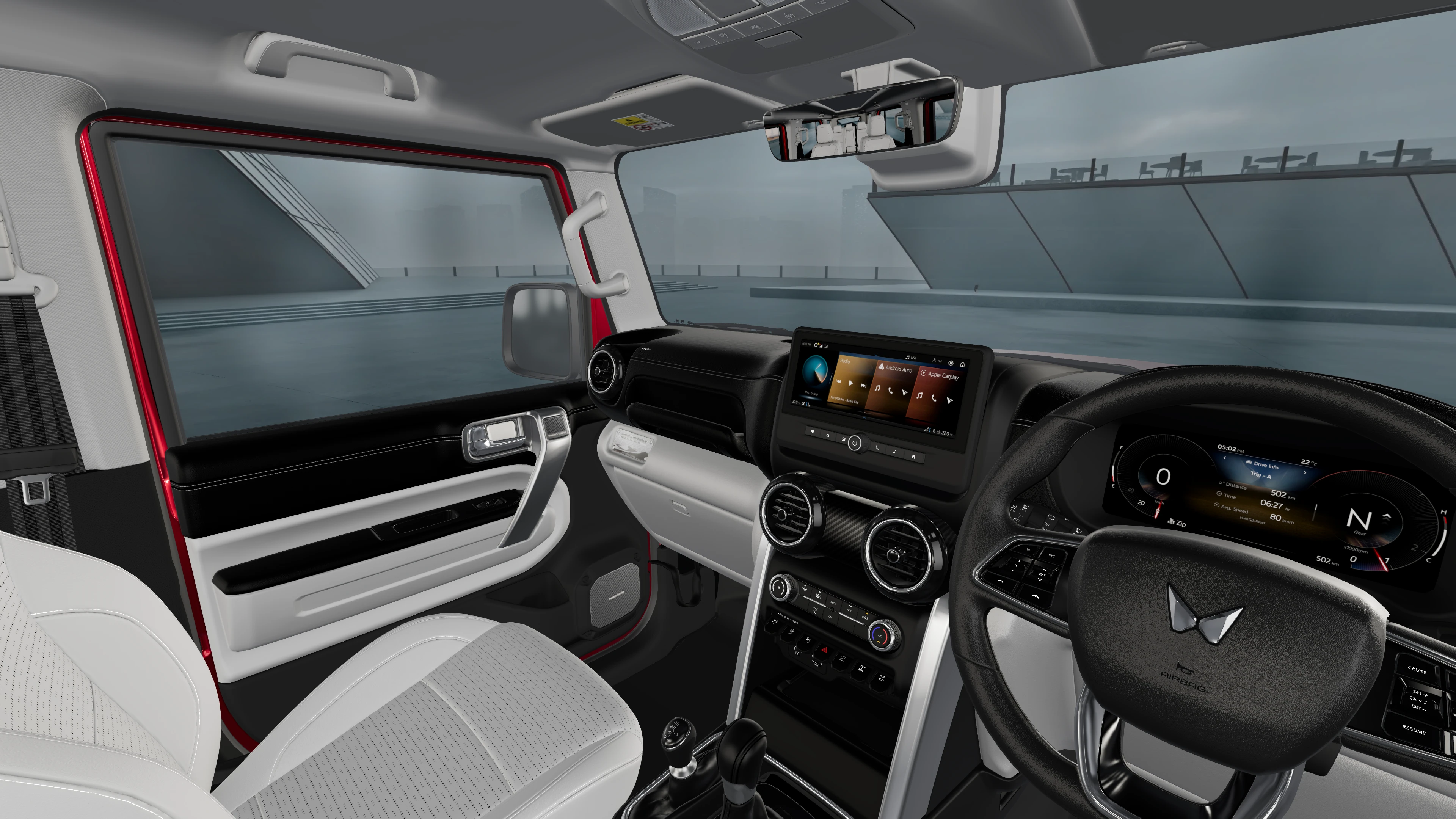 Cabin and Touchscreen