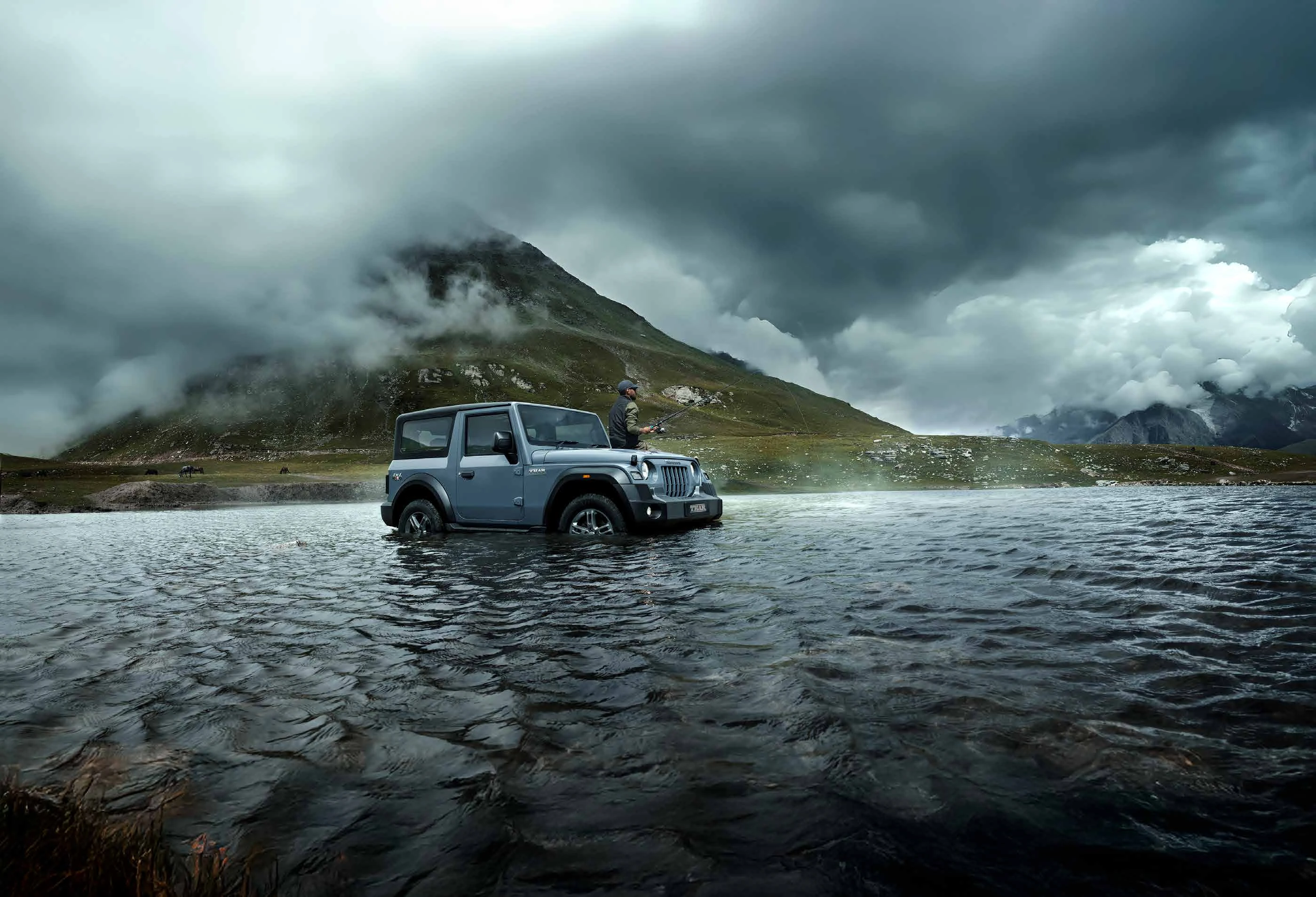 Water Crossing: Mountain Lake