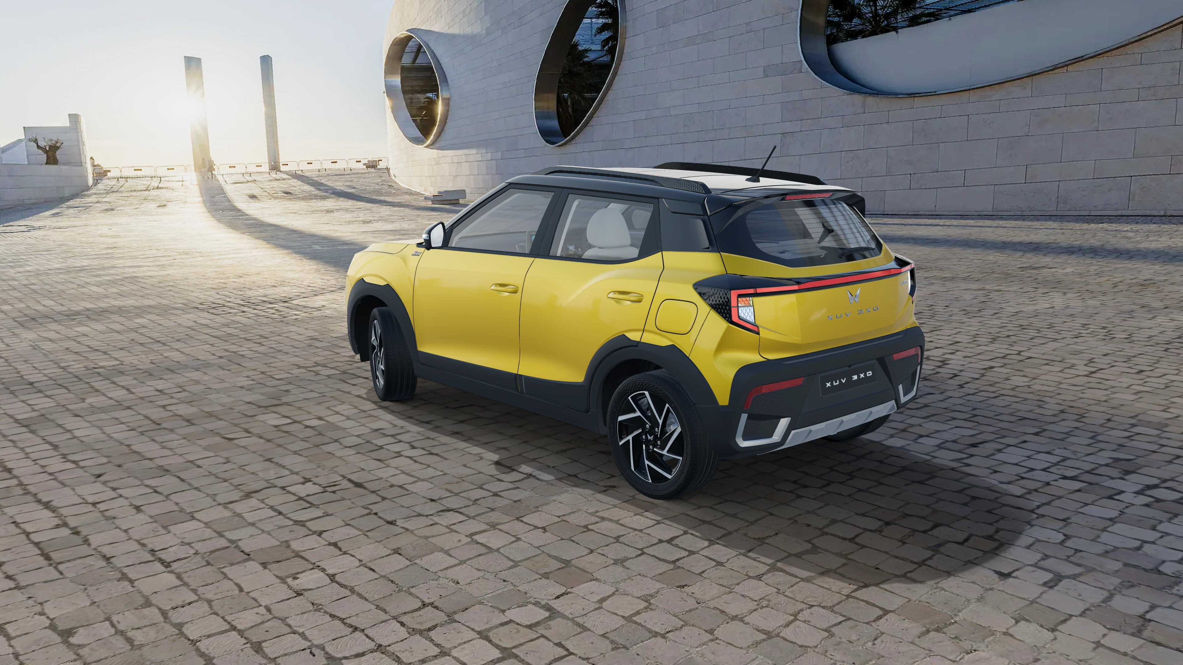 Rear Left Three-Quarter View