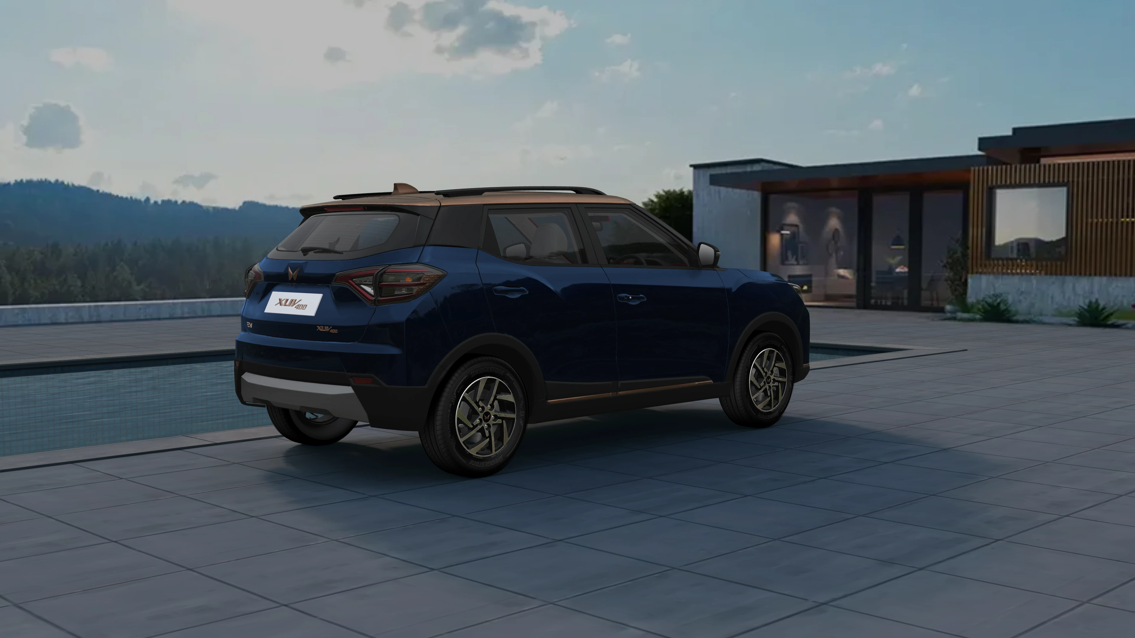 Rear Right Three-Quarter View