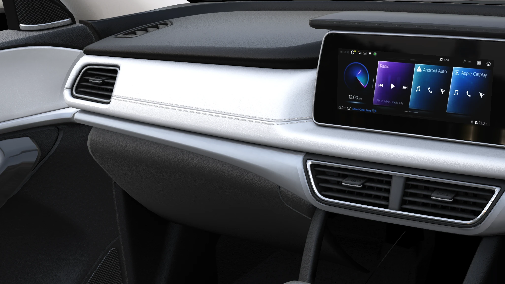 Dashboard: Infotainment Screen