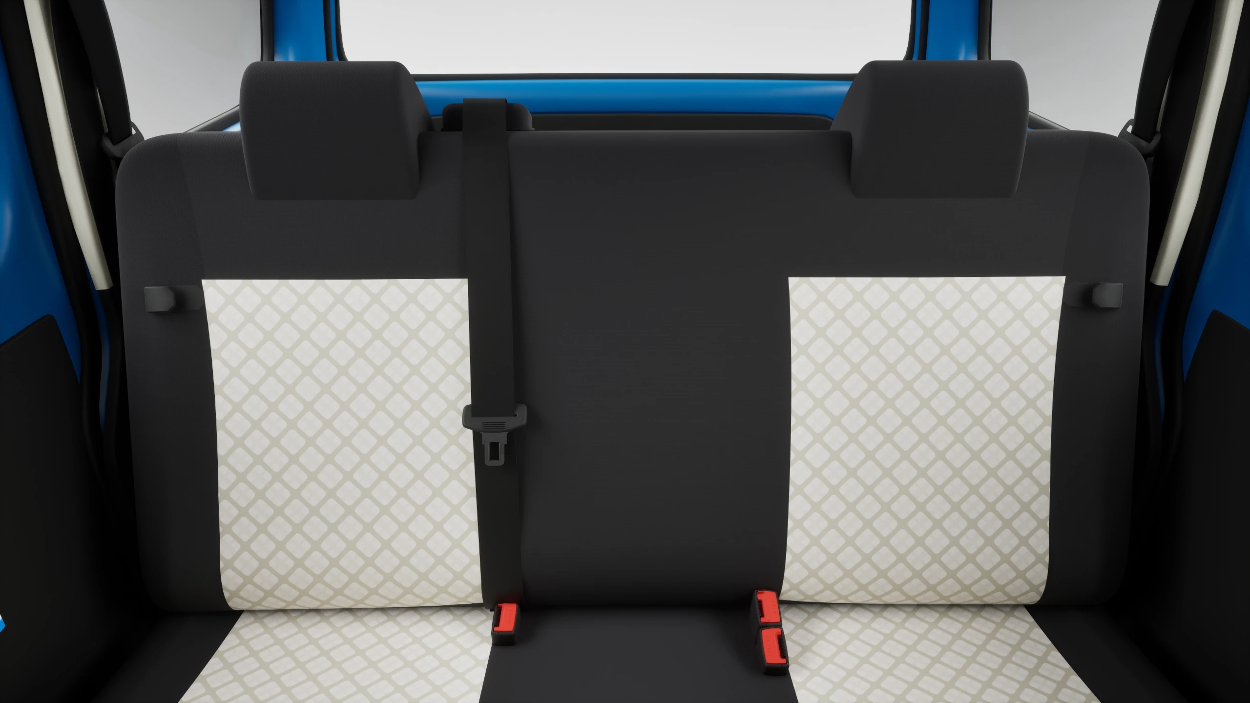Rear Seats with 3-Point Belts
