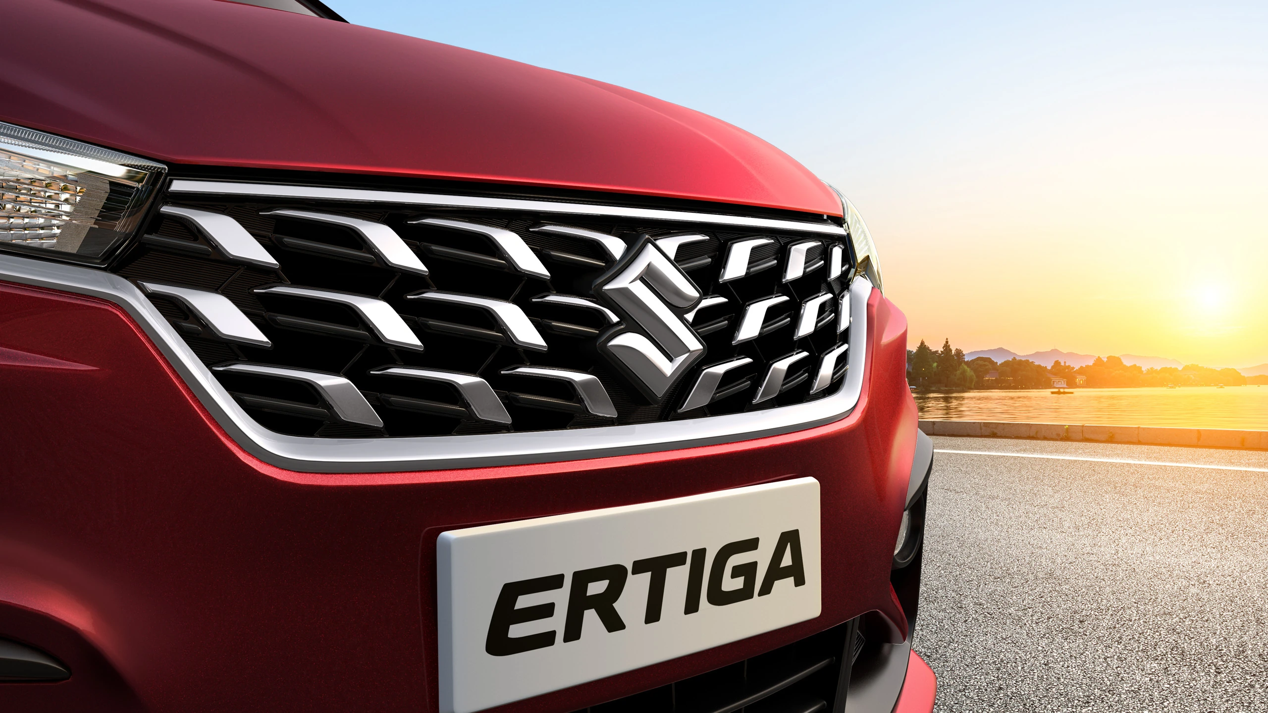 Chrome Winged Front Grille