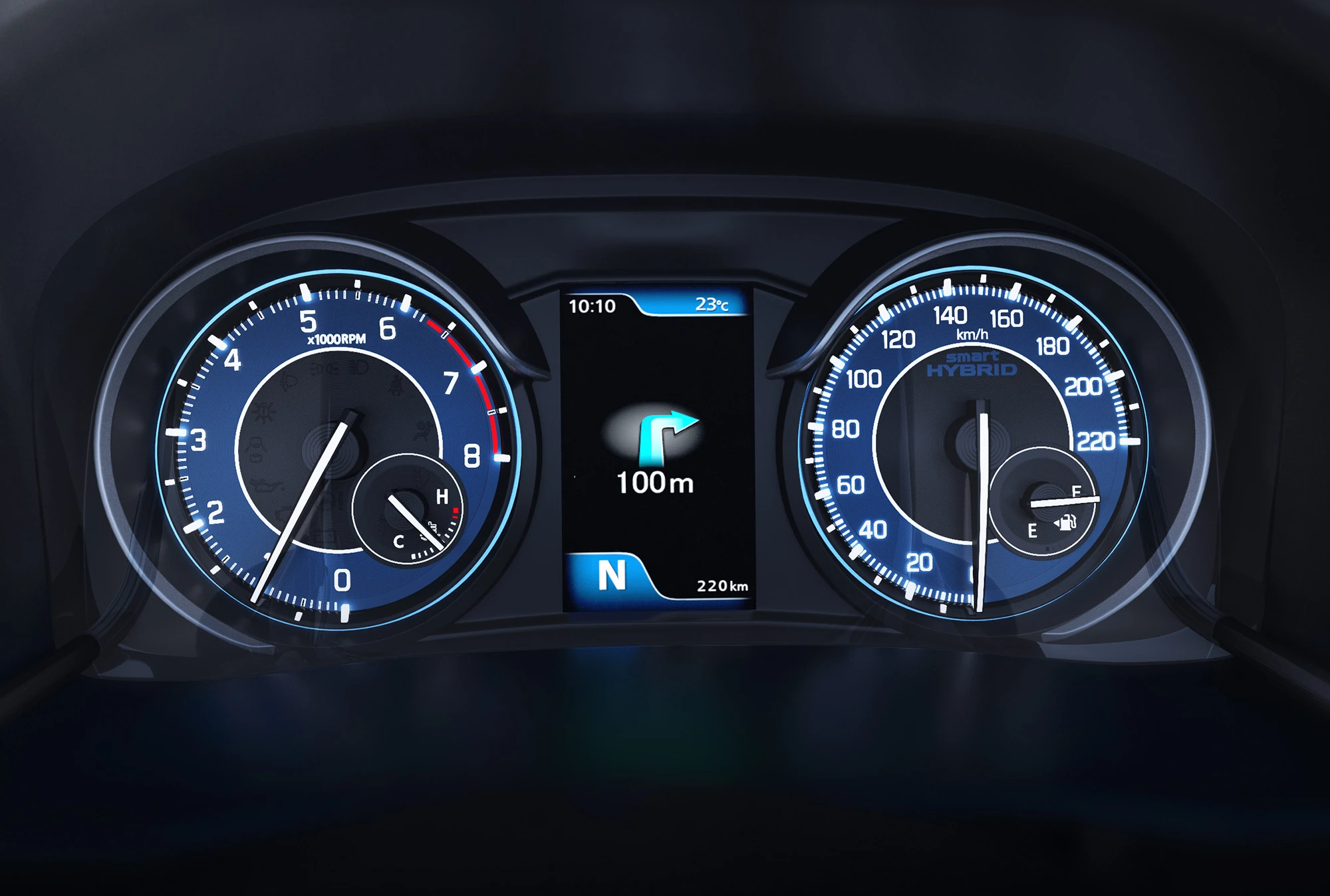 Instrument Cluster with TFT MID