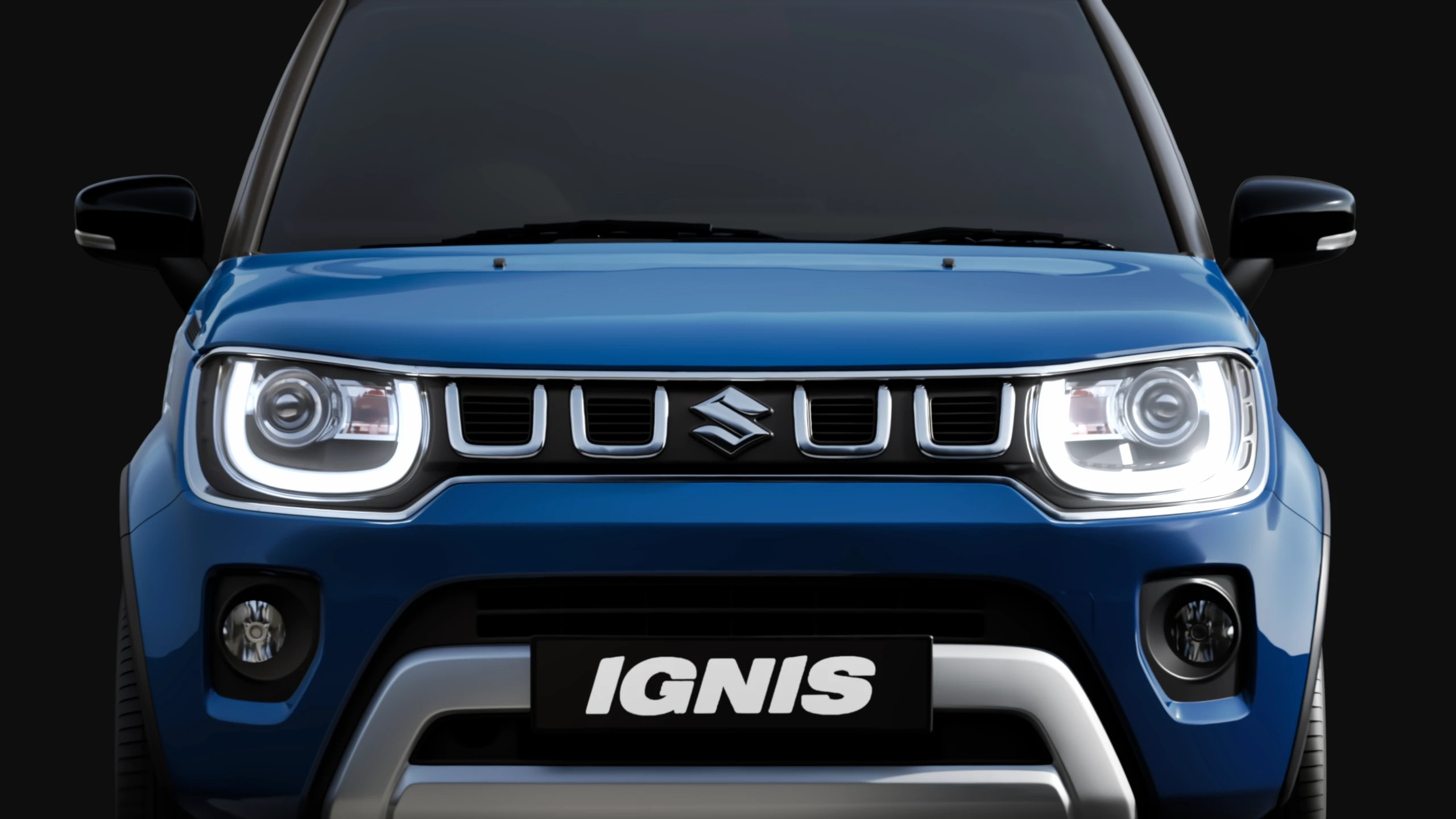 Front with LED Headlamps and DRLs