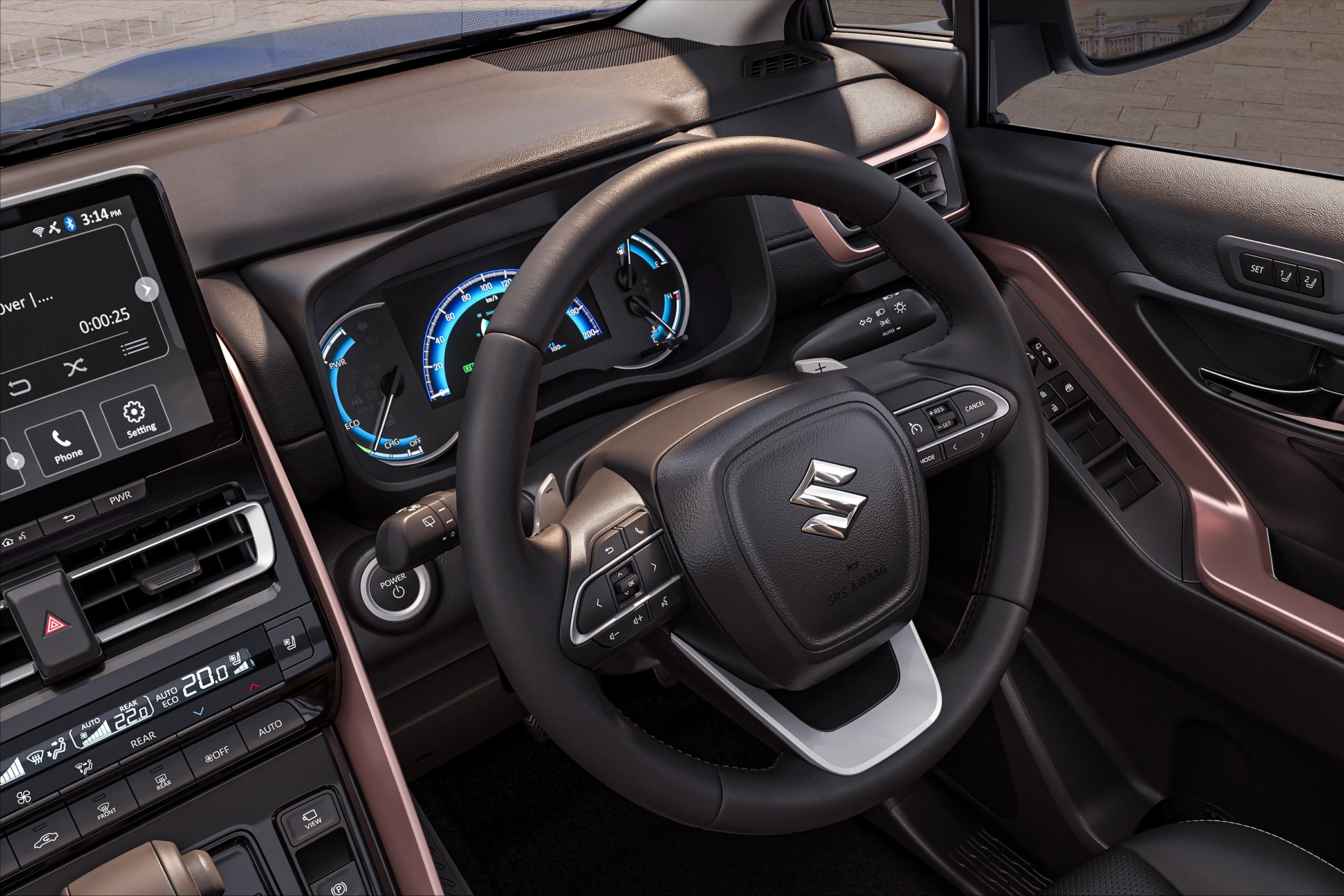 Steering with Paddle Shifters