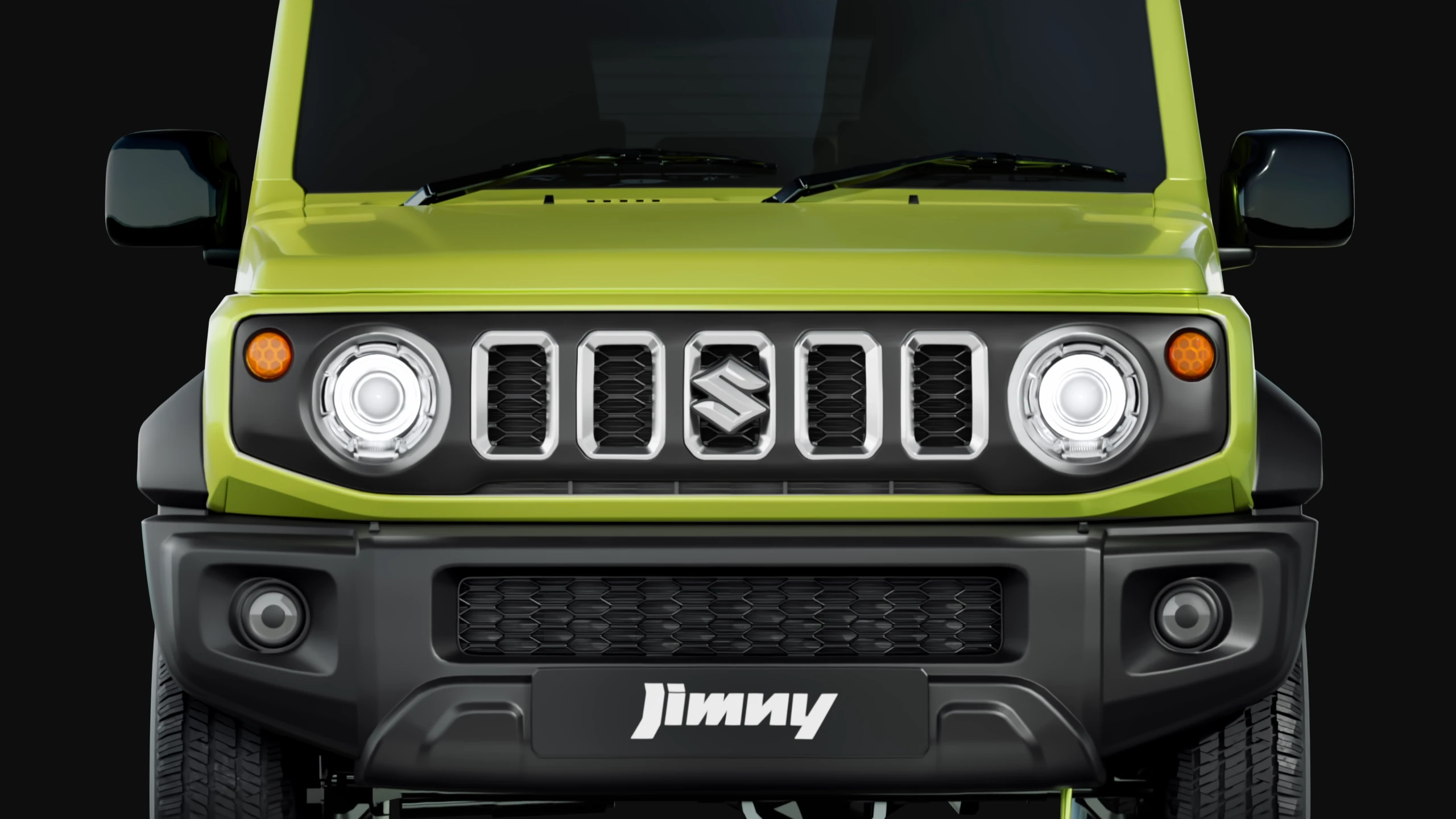 Round LED Headlamps and Grille