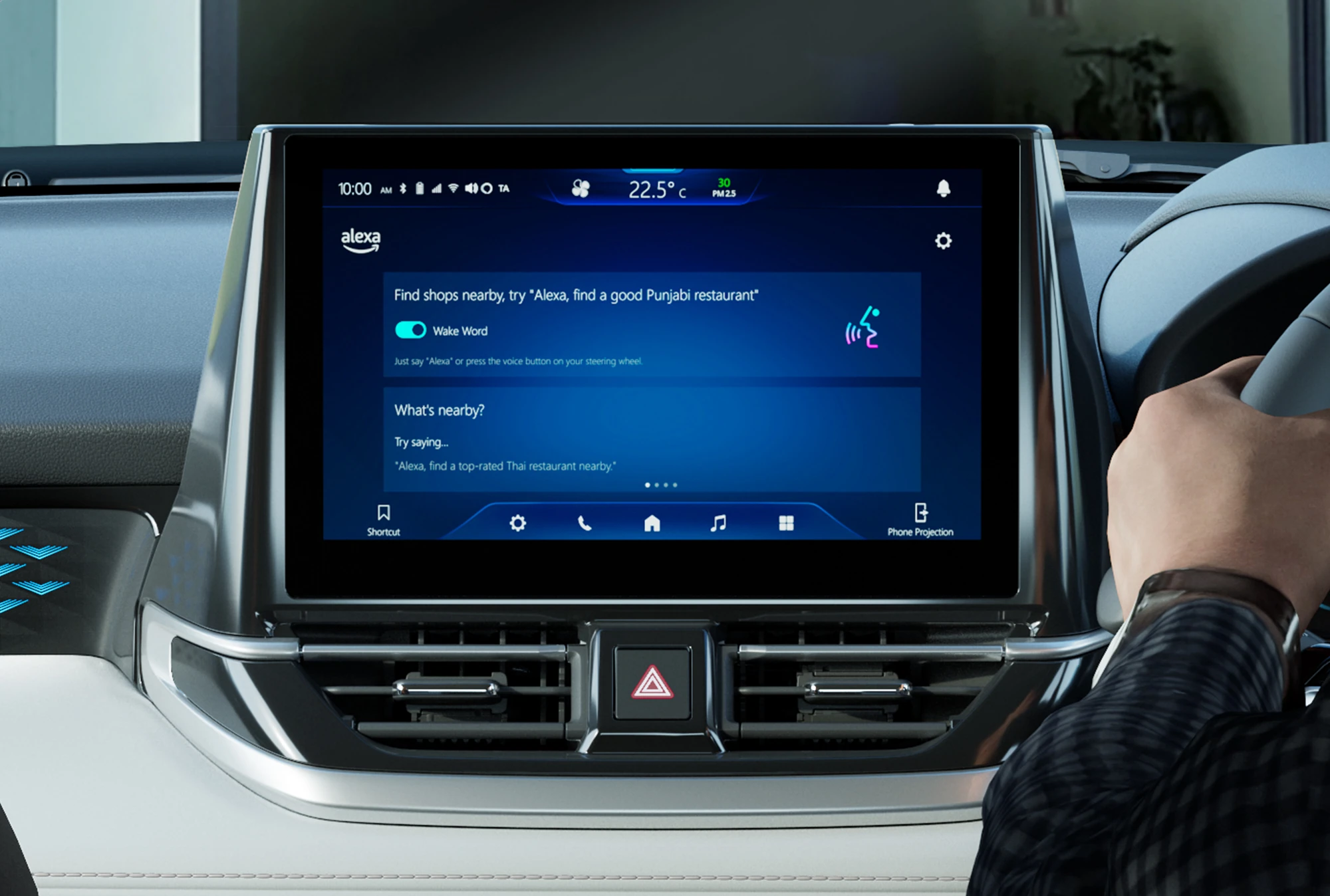 Alexa on the Touchscreen