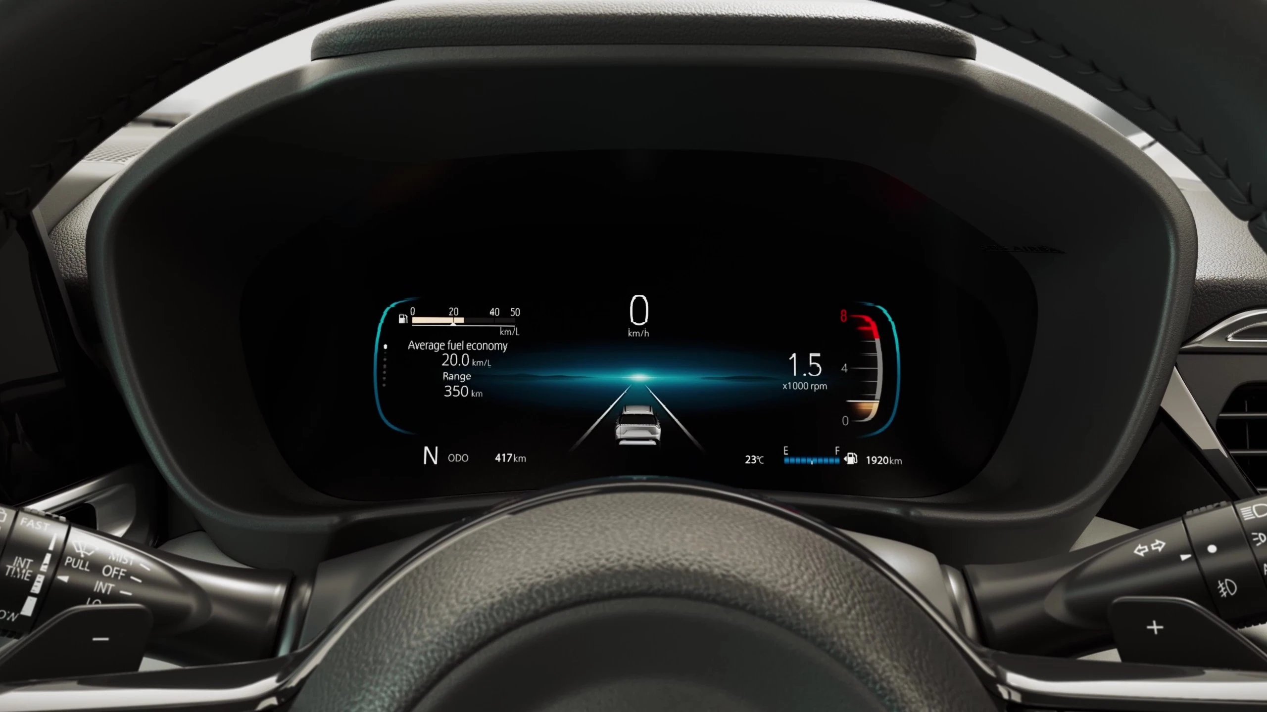 10.25-inch Digital Cluster