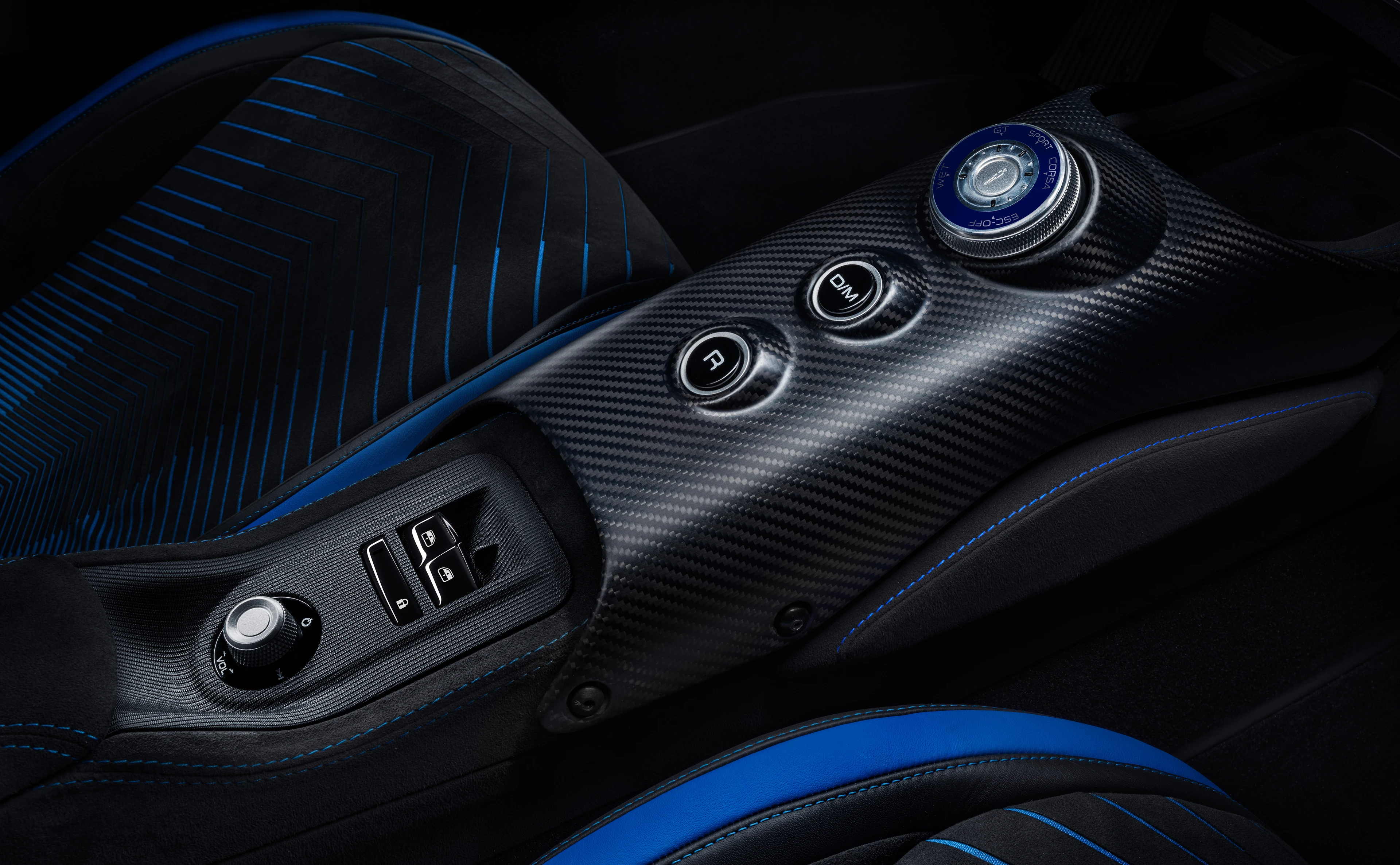 Carbon Fibre Centre Console