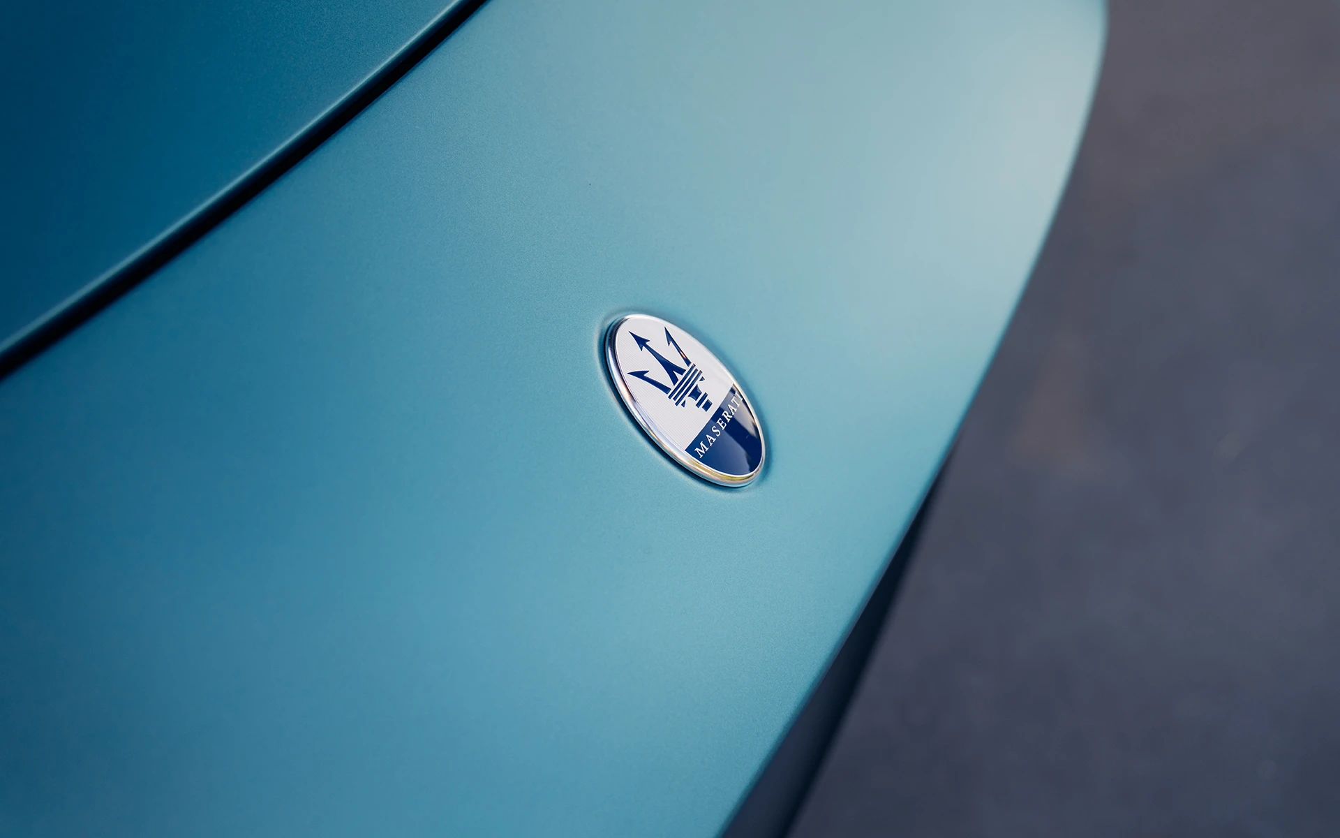 Maserati Badge on the Nose