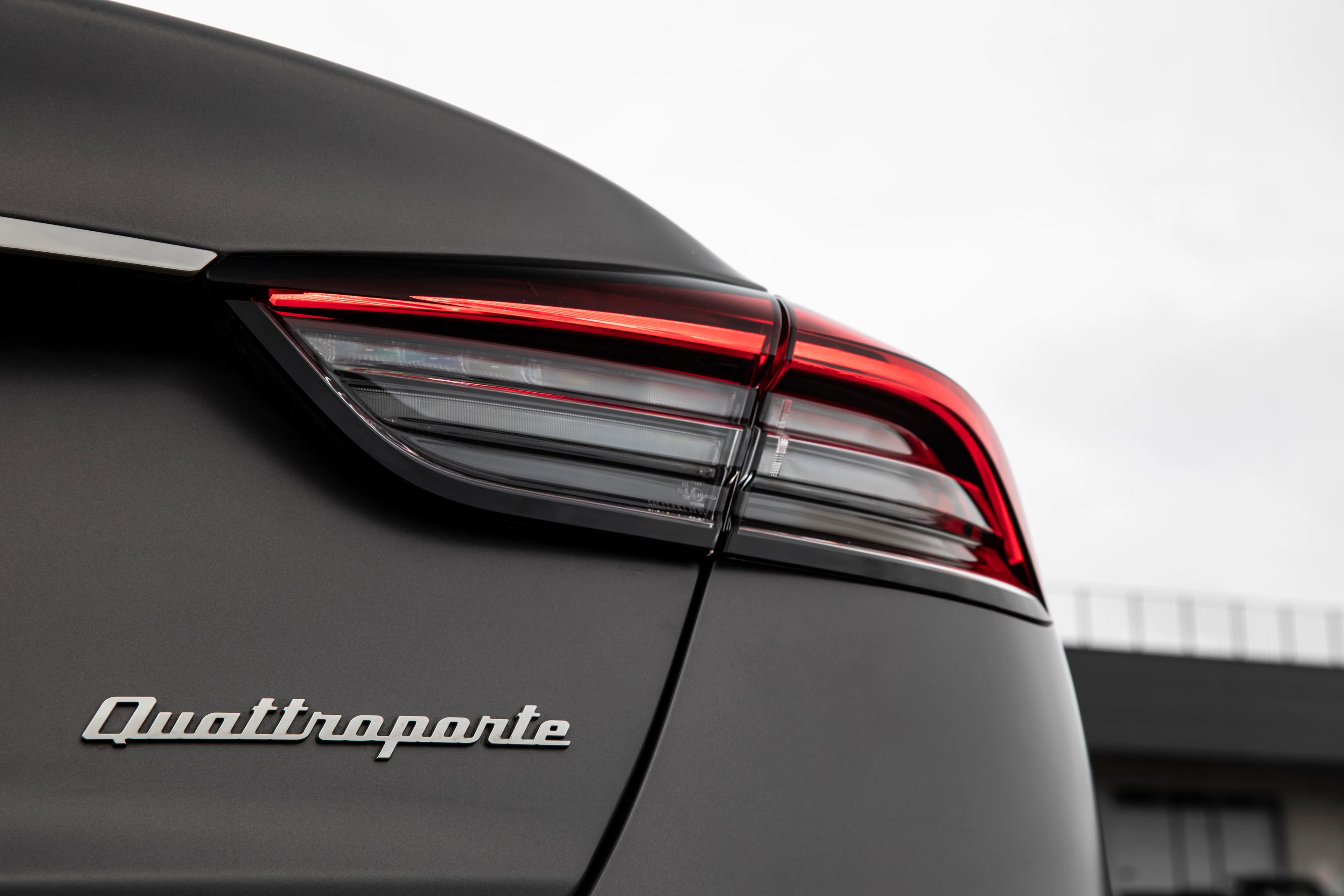 Tail Lamp and Quattroporte Lettering