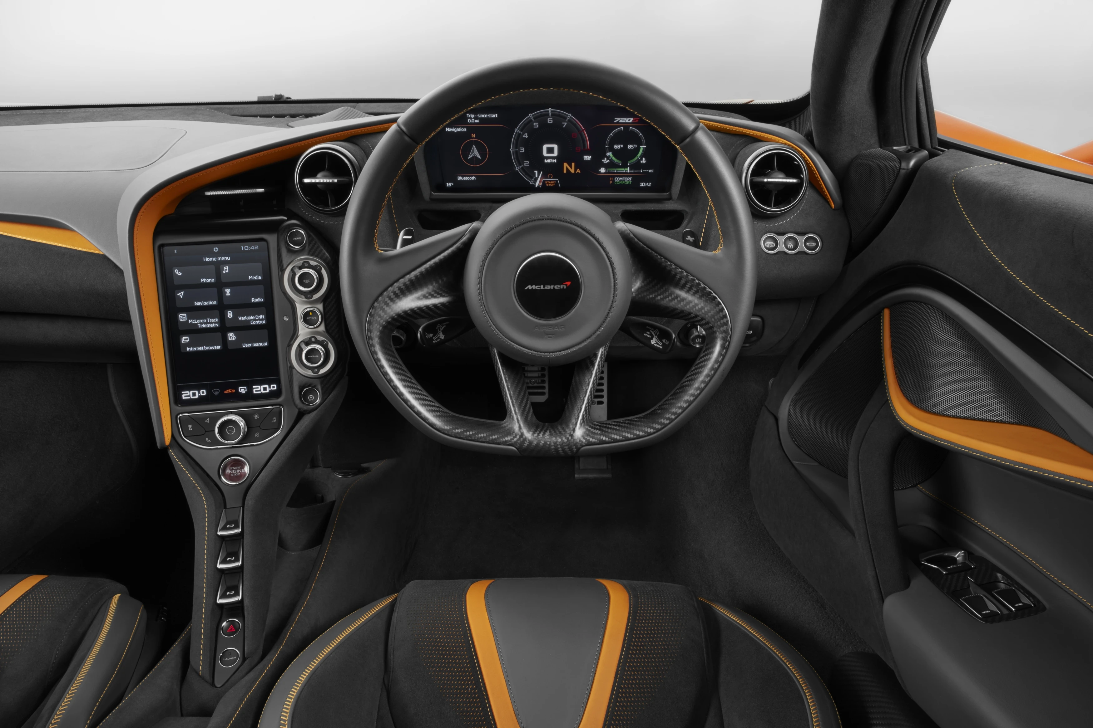 720S dashboard