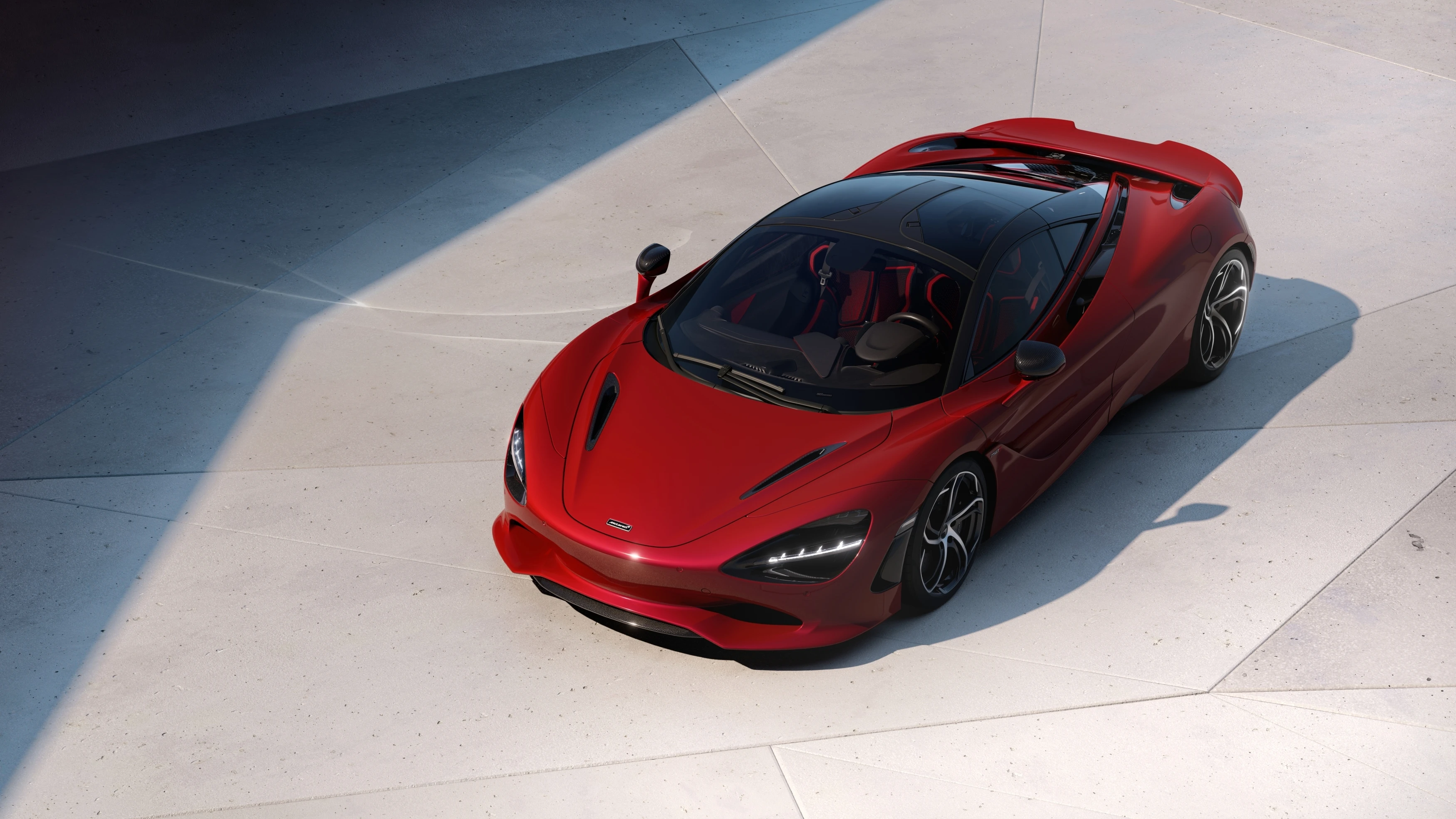 750S front three-quarter from above