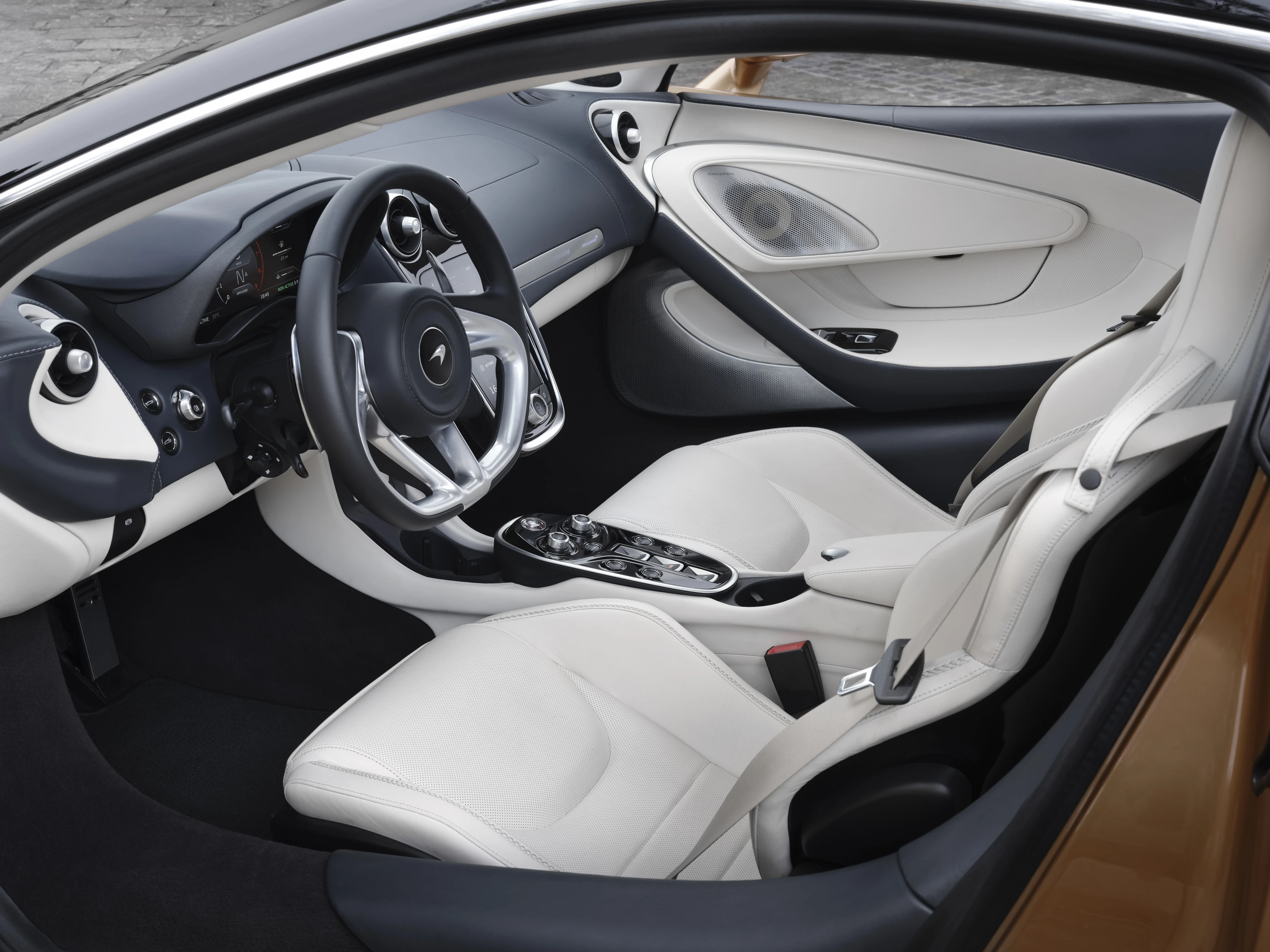 GT cabin through the driver's door