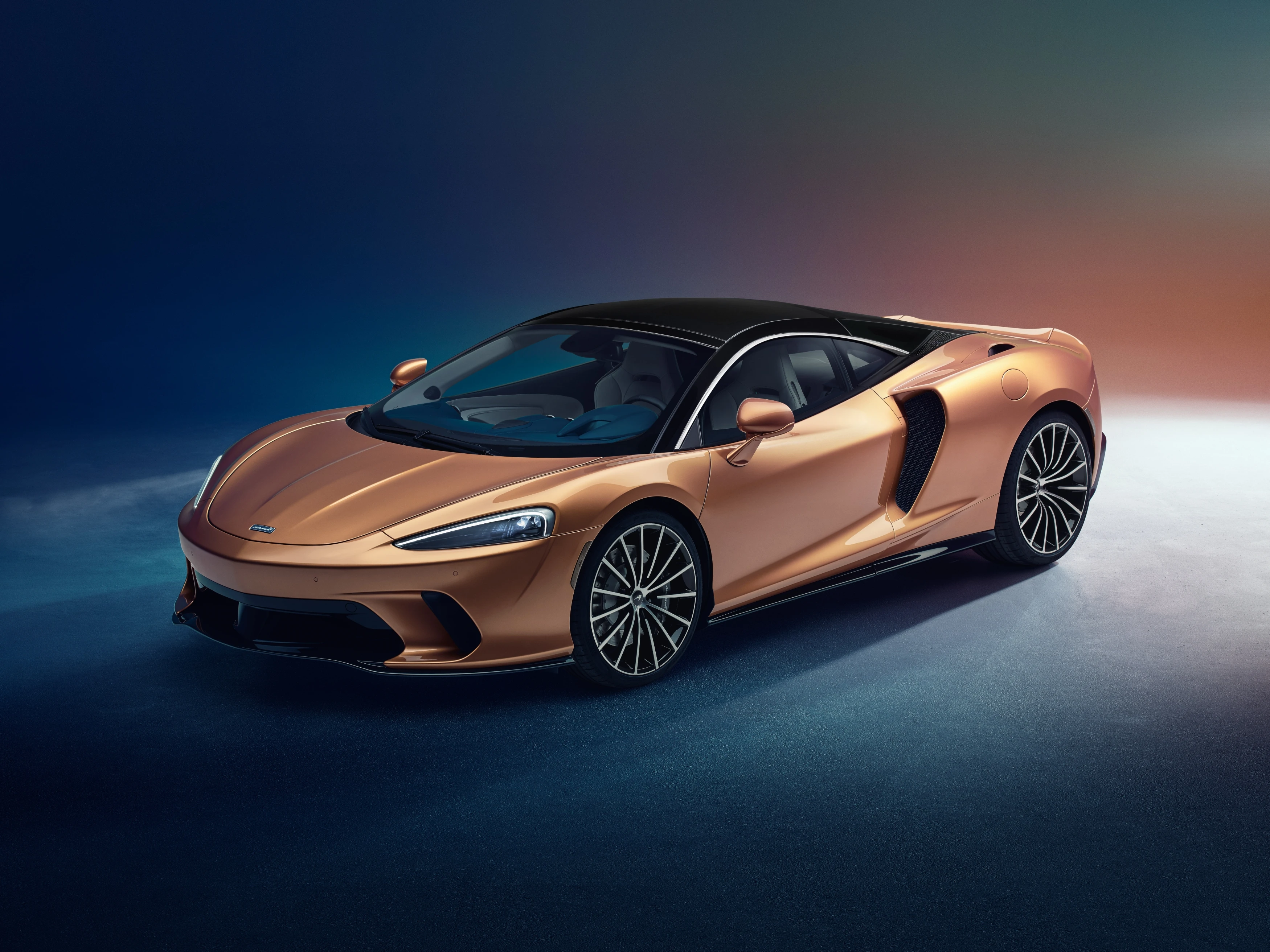 GT front three-quarter in the studio