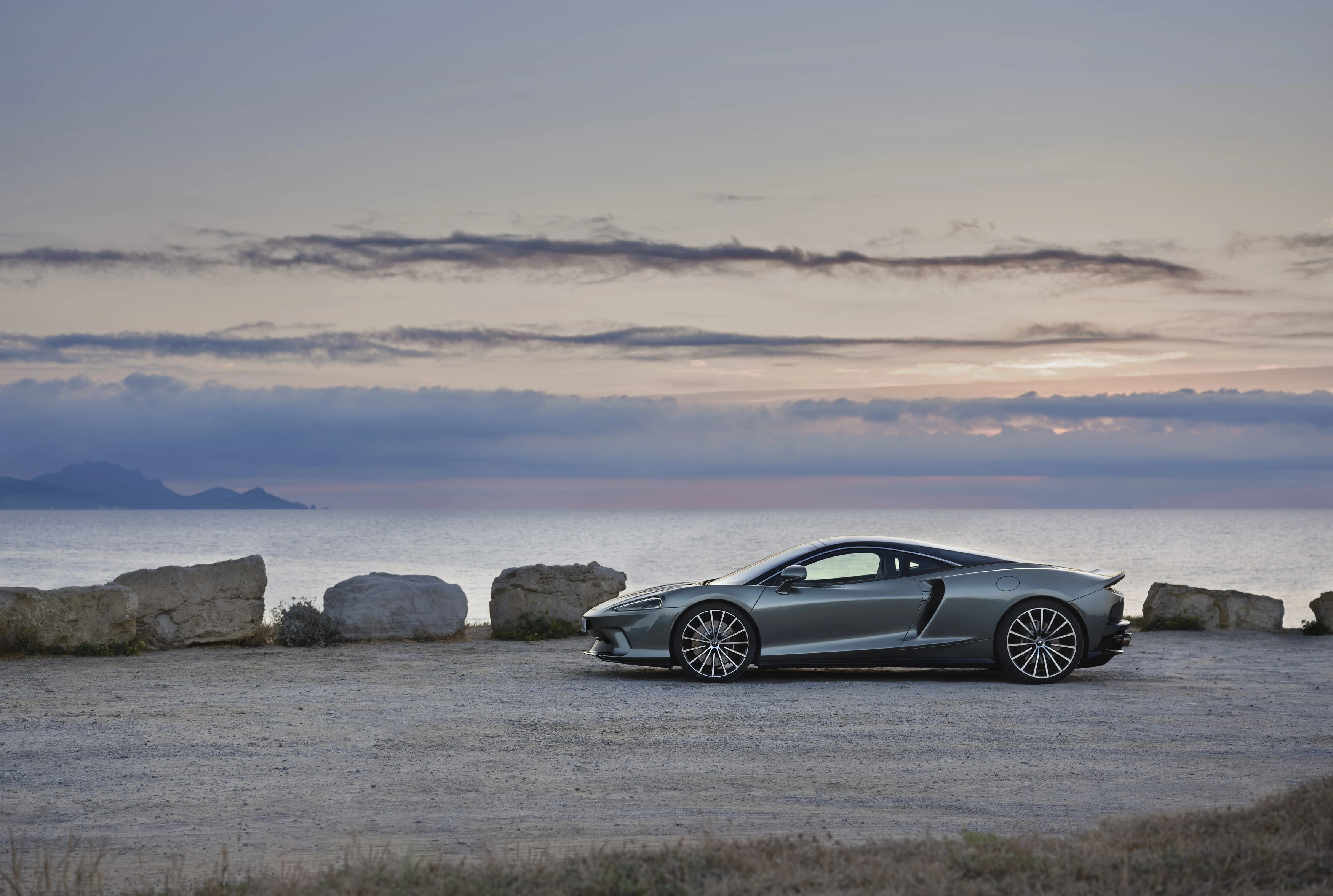 GT left side by the sea