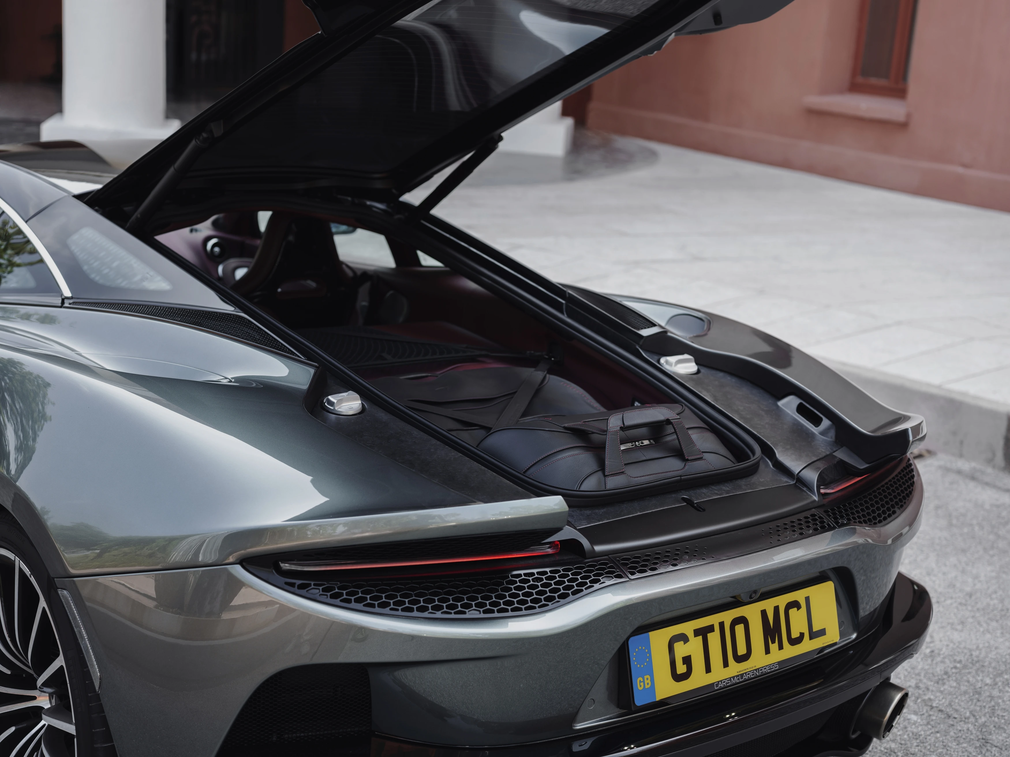 GT rear luggage bay open