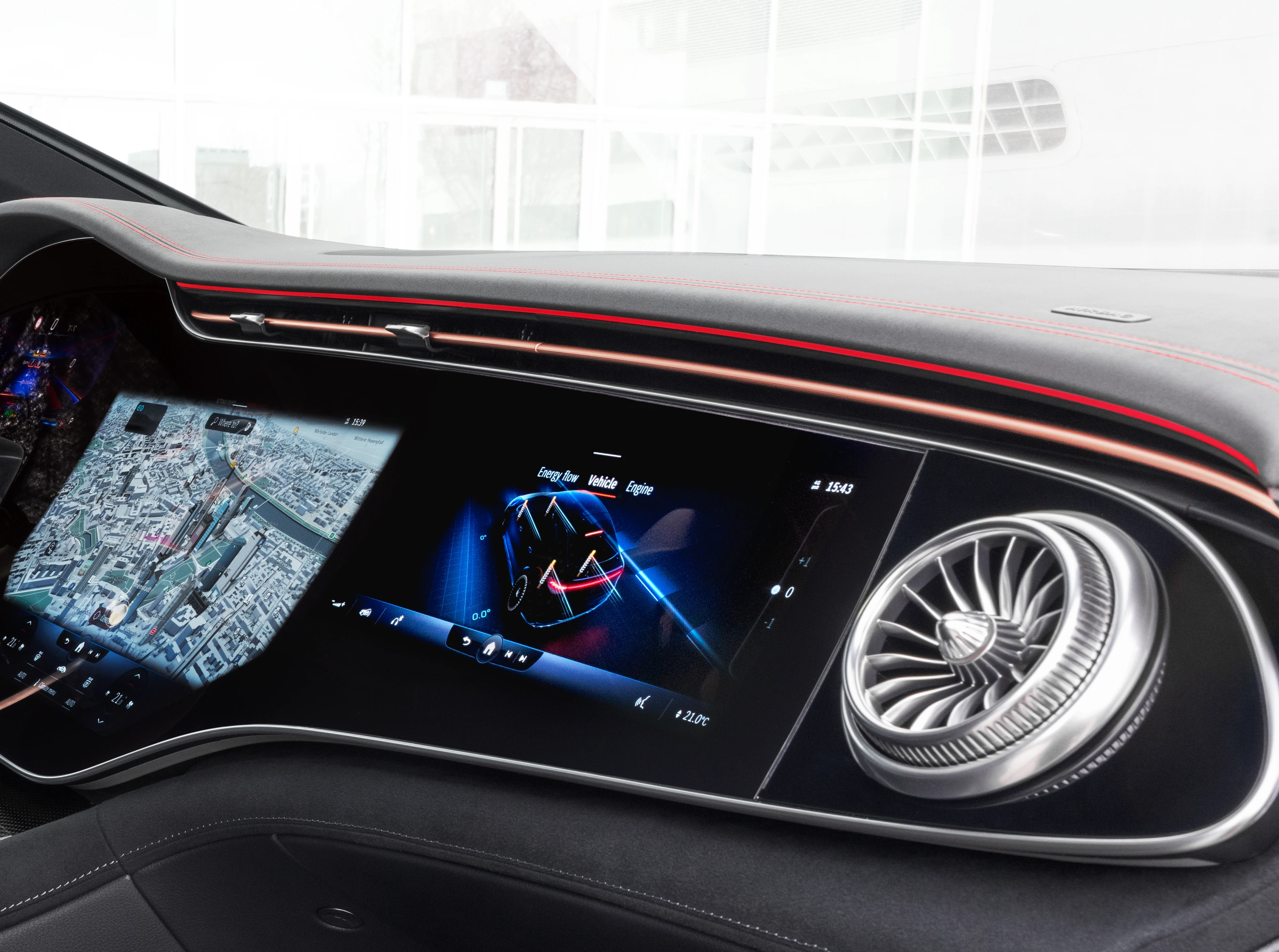 MBUX Hyperscreen (Passenger Side)