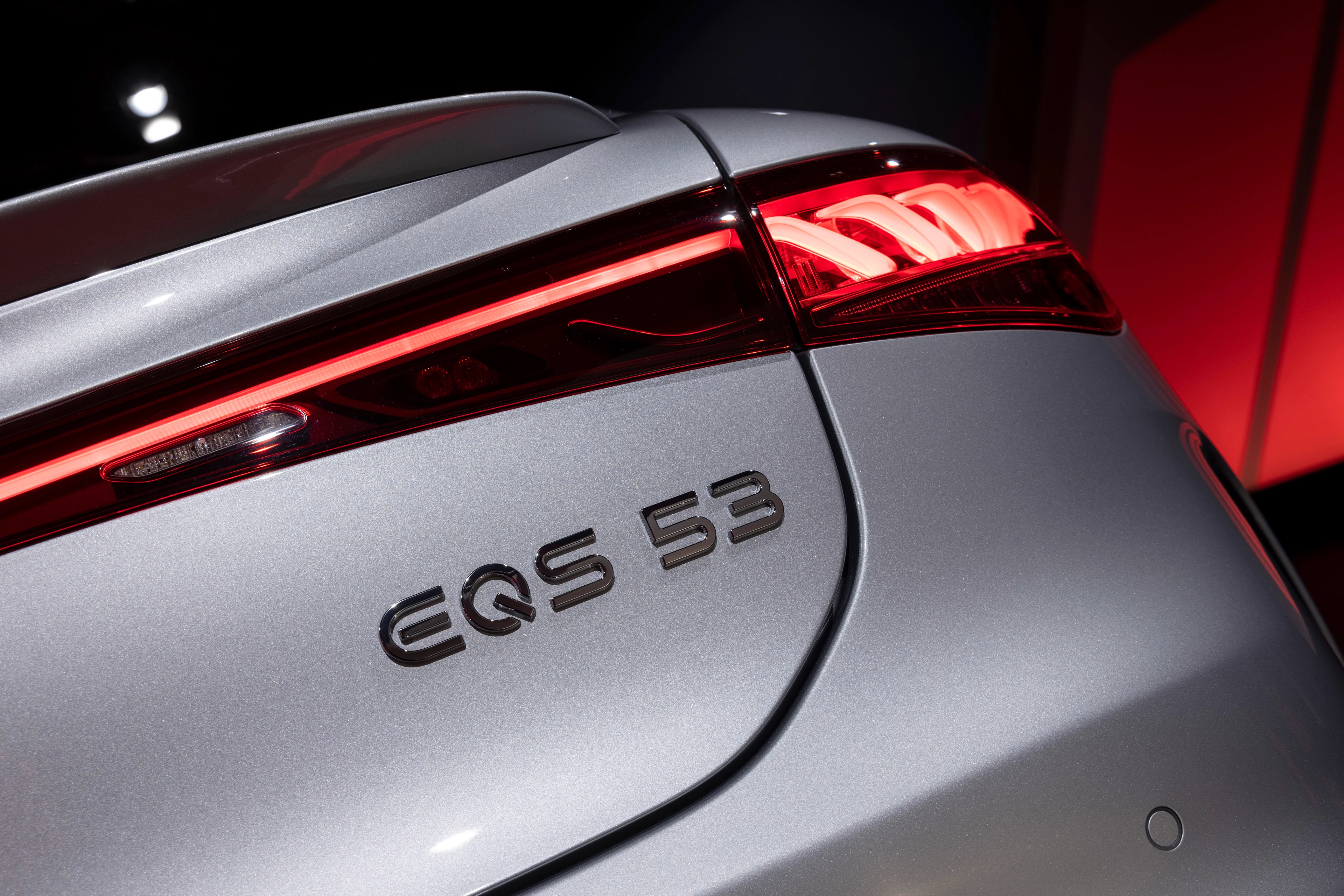 Tail Lamp and EQS 53 Badge