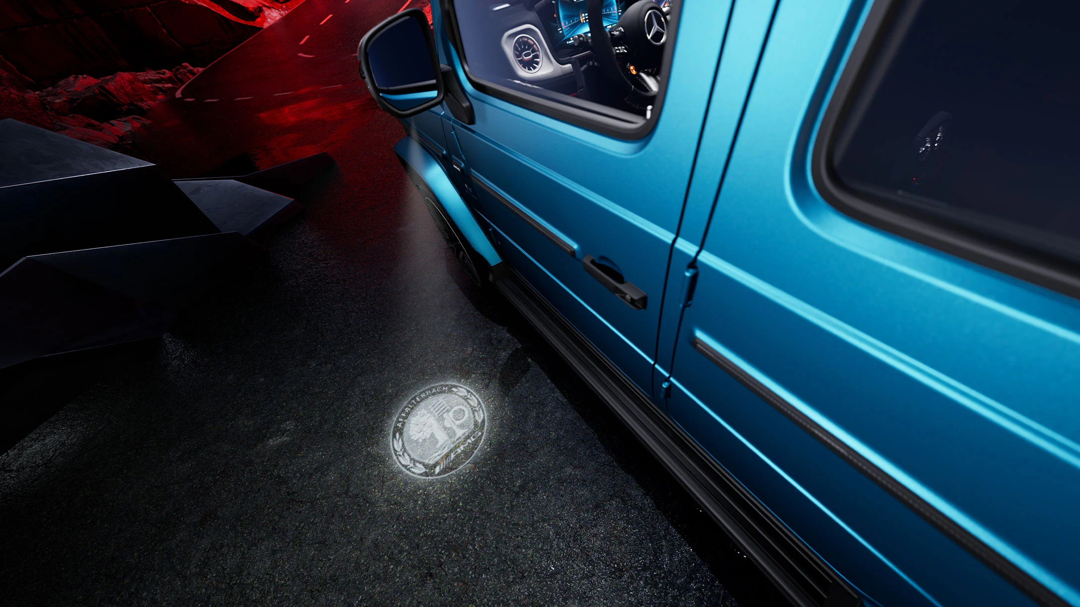 Crest Projection Puddle Lamp
