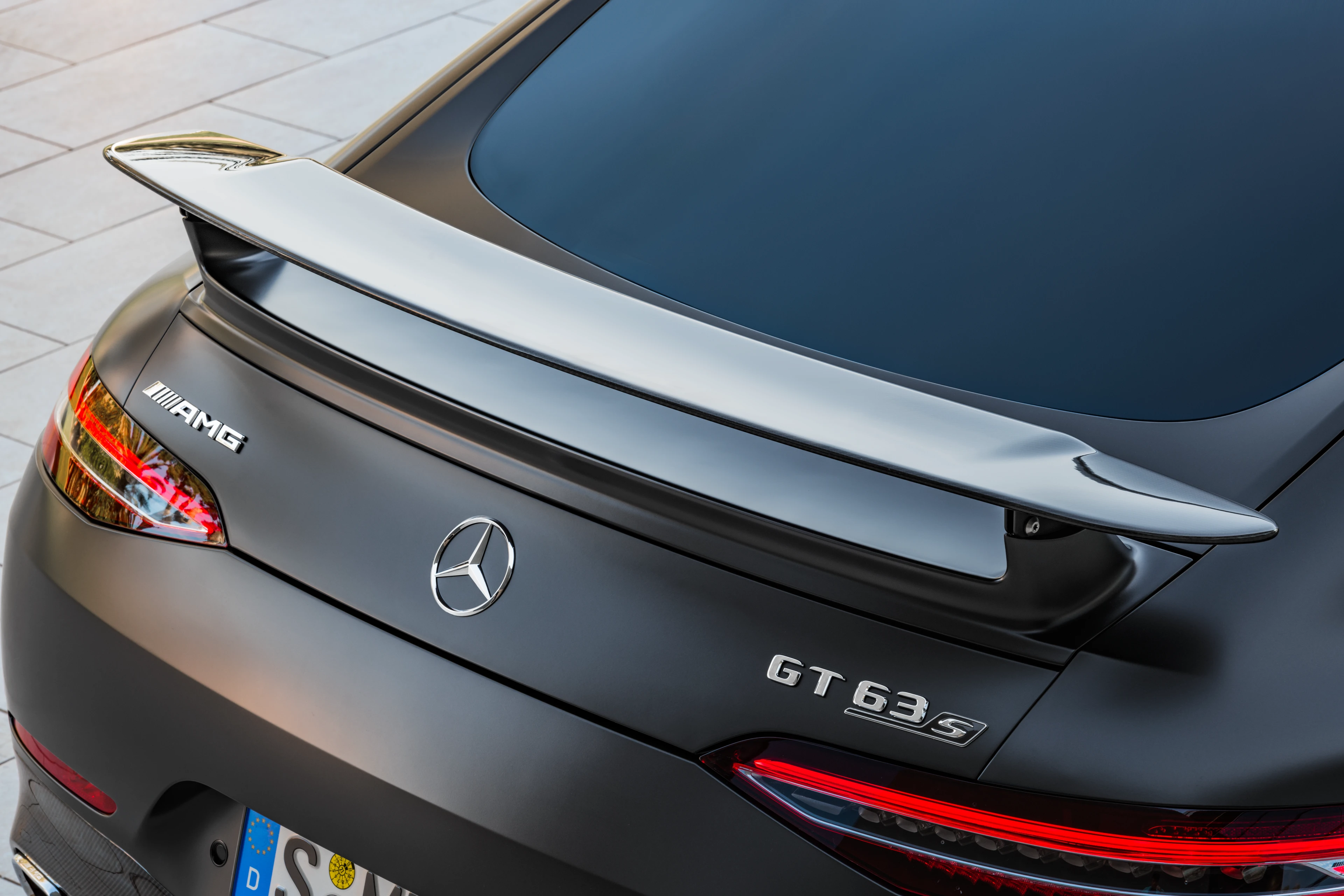 Rear Spoiler and GT 63 S Badge