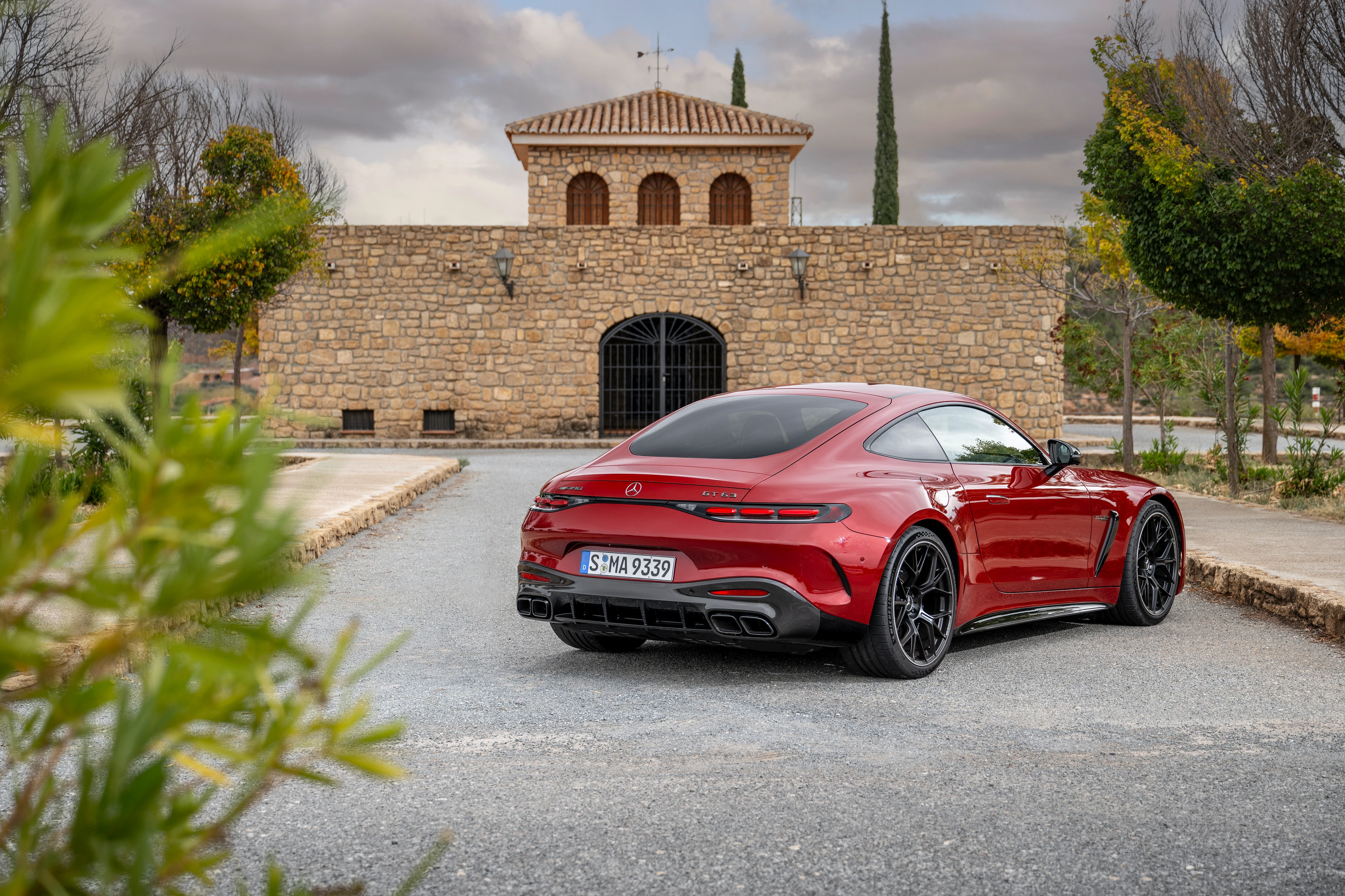 Rear Three-Quarter View (Location)
