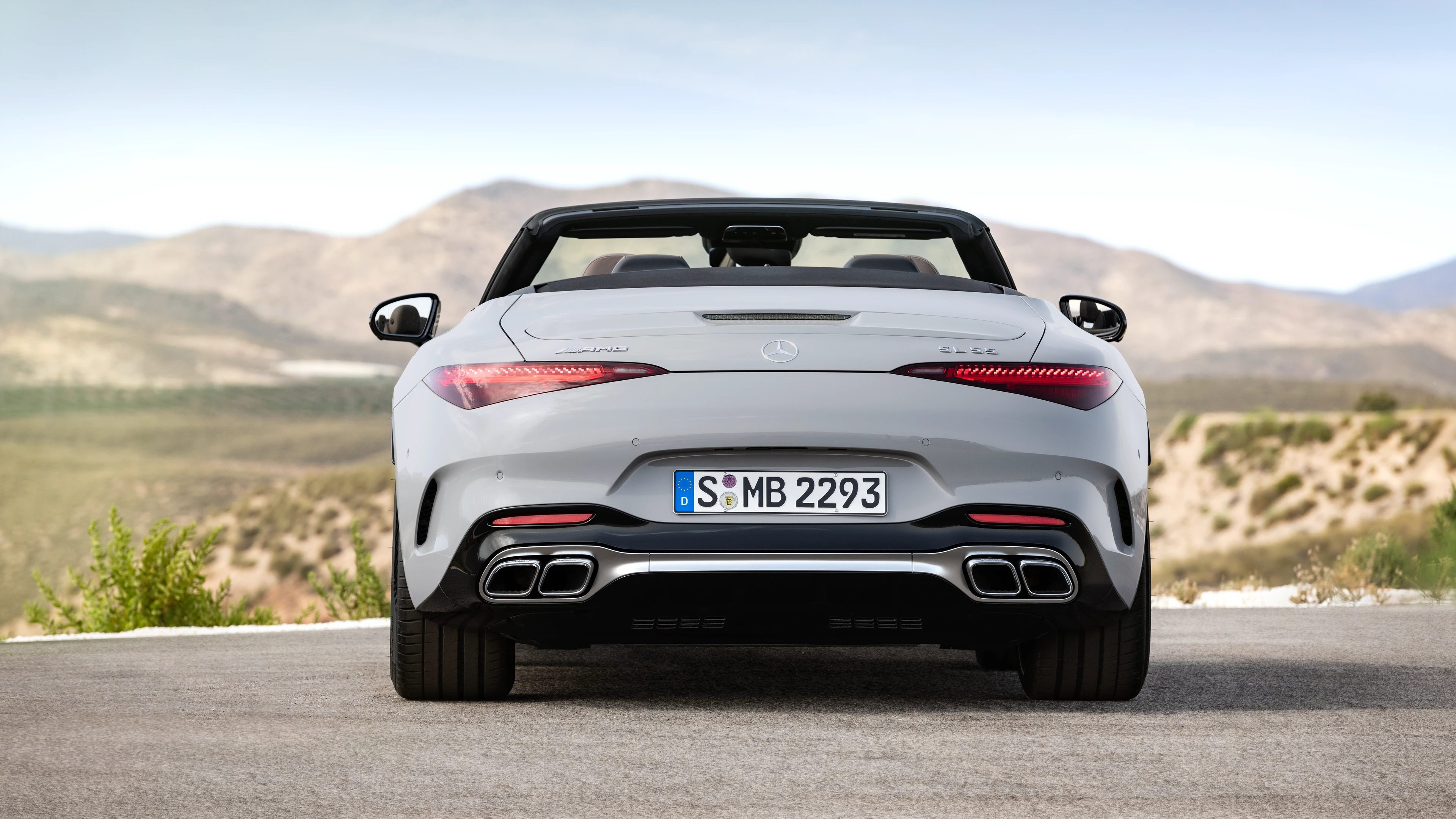 Rear View (Roof Open)