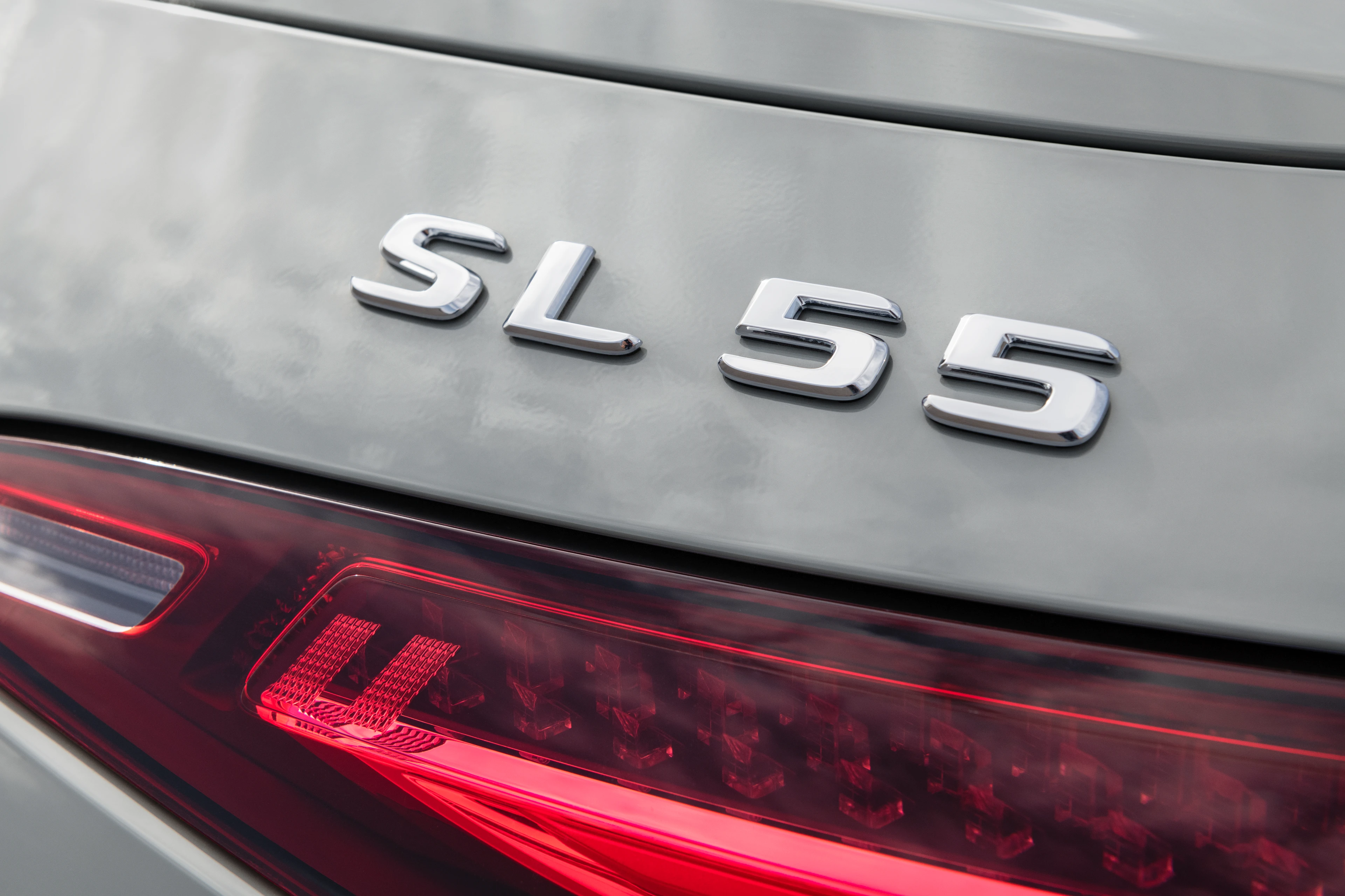 Tail Lamp and SL 55 Badge