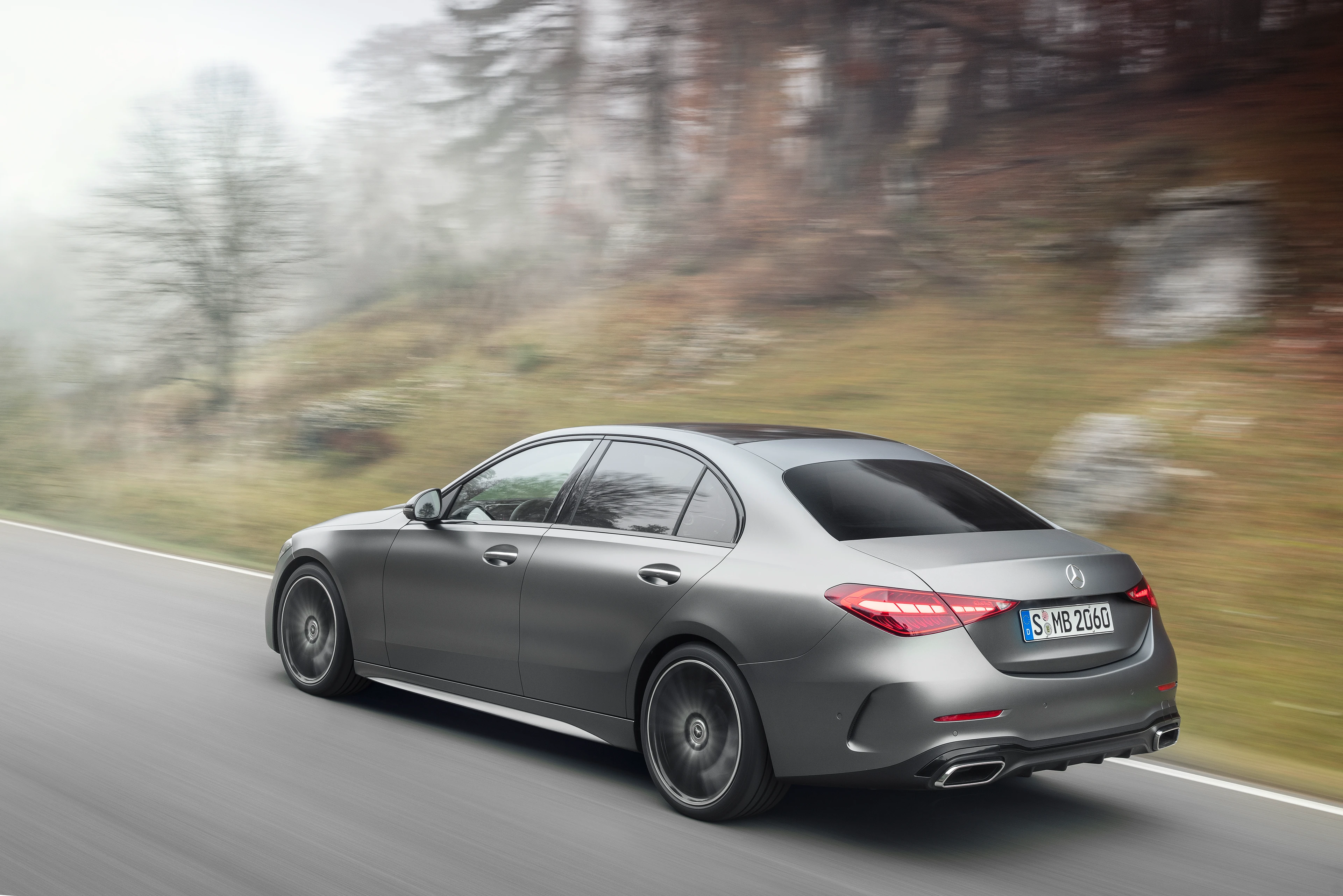 Driving Shot (Rear Three-Quarter)