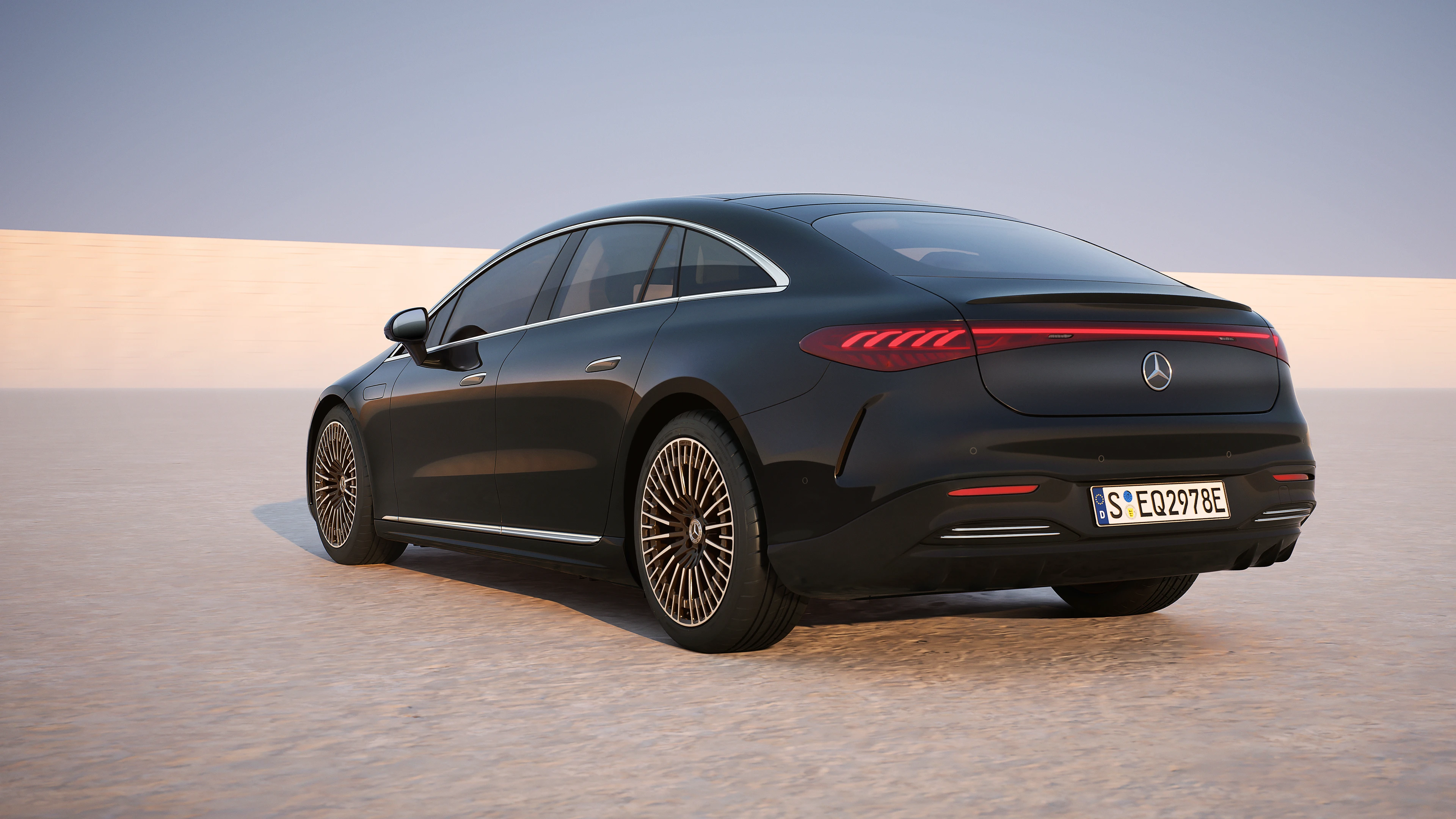 Rear Right Three-Quarter View (Desert)
