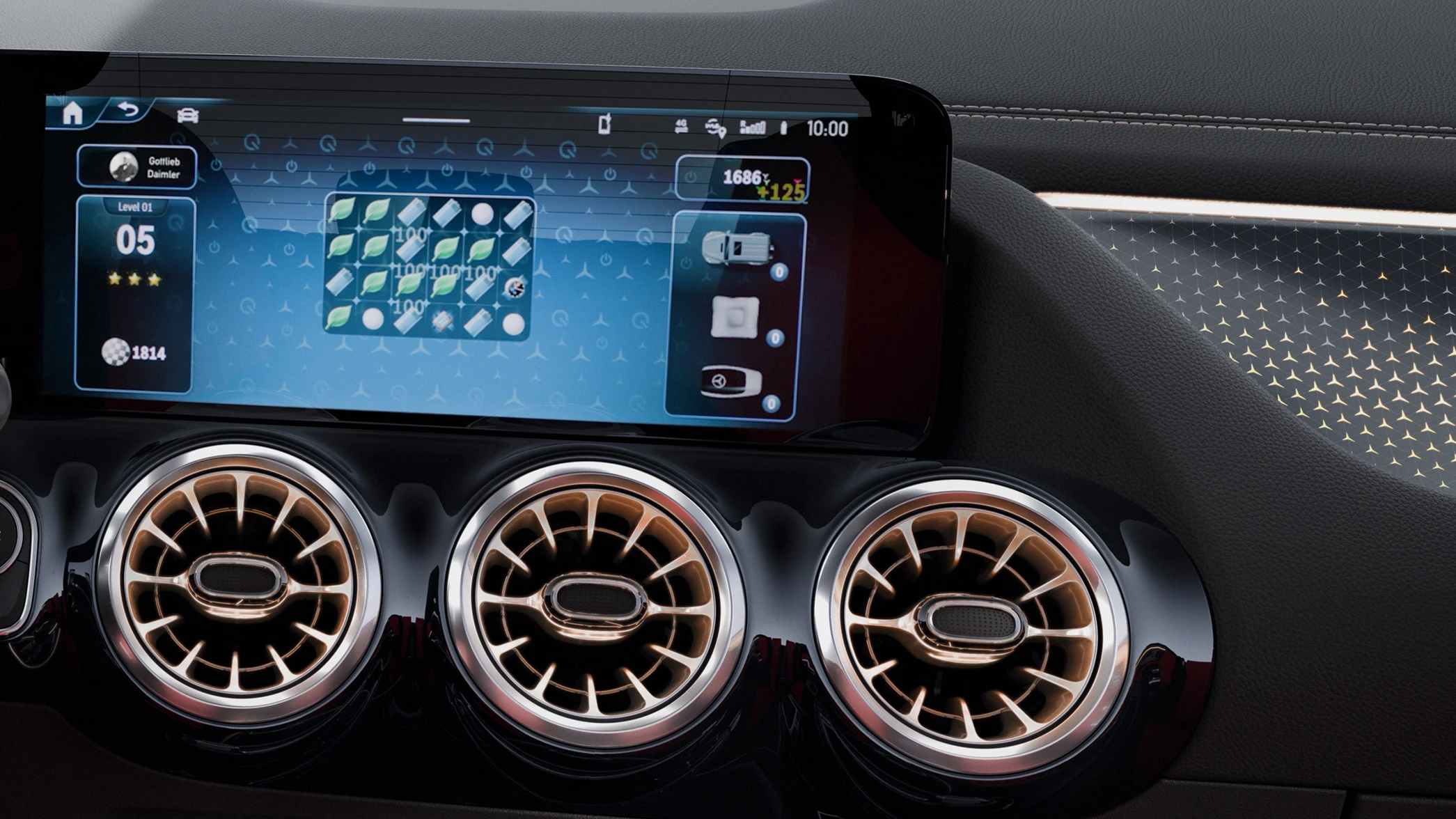 Dashboard Display and Air Vents