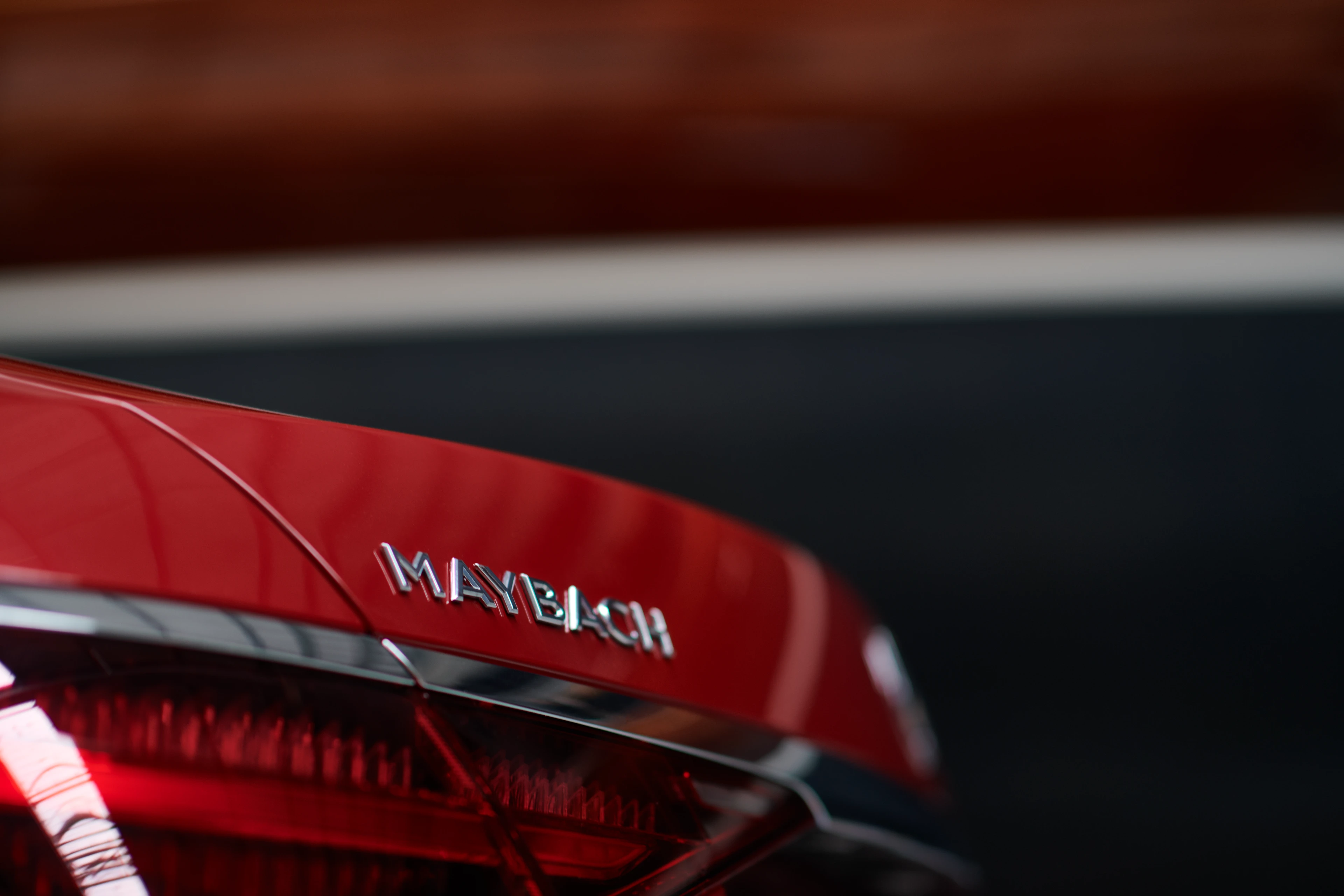 MAYBACH Lettering on the Boot Lid
