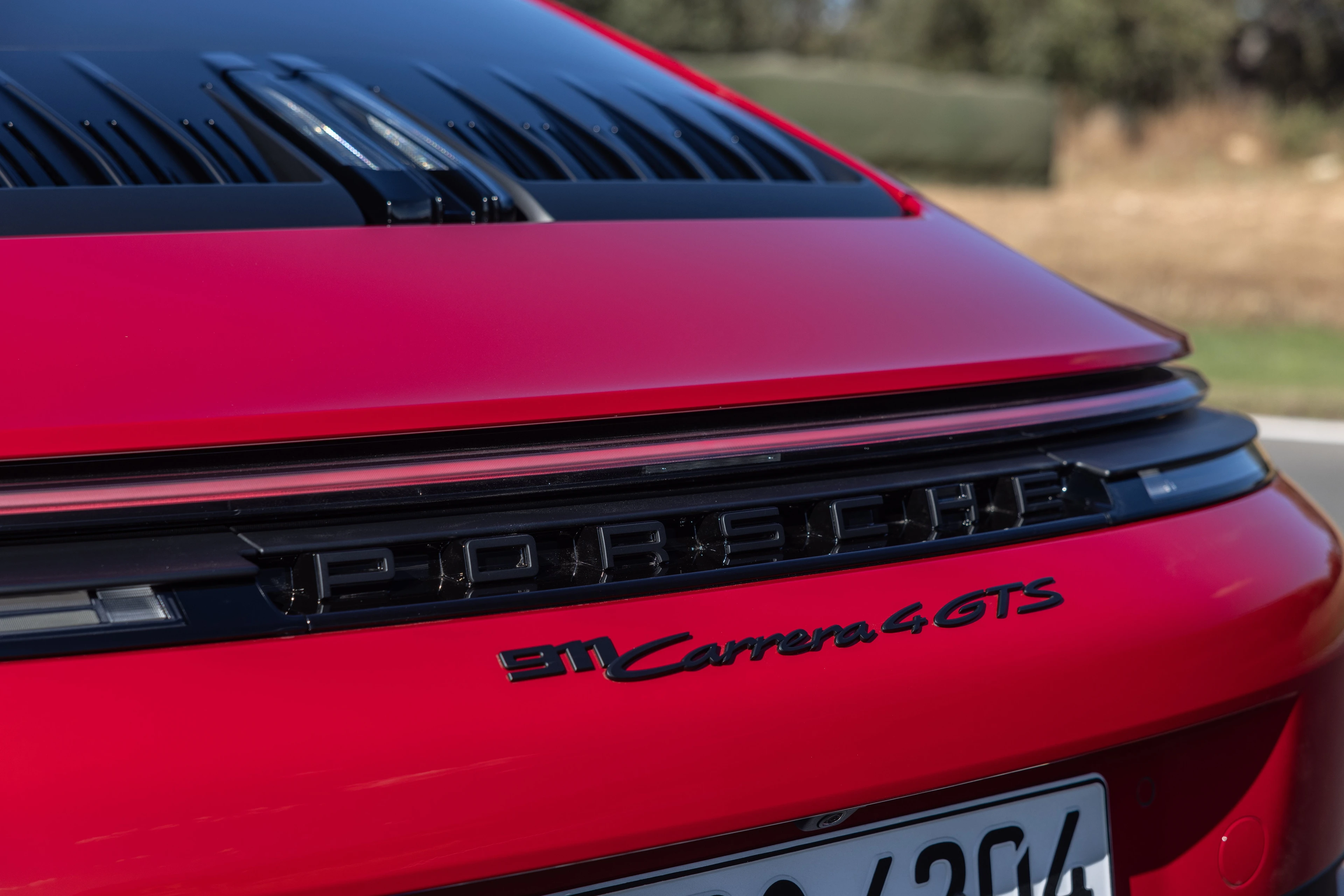Light Bar and Carrera 4 GTS Badge
