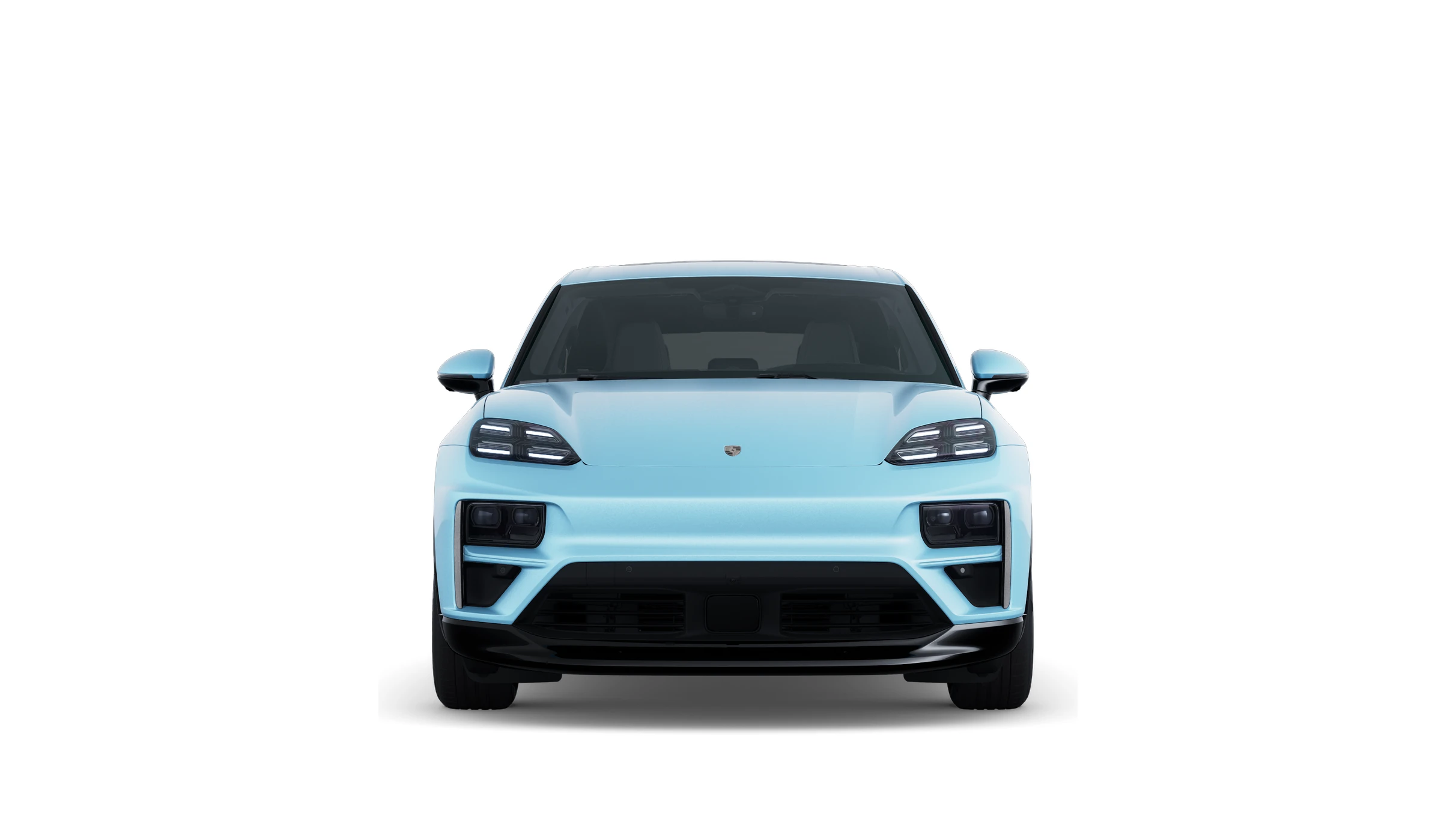 Porsche Macan Turbo EV — Front View