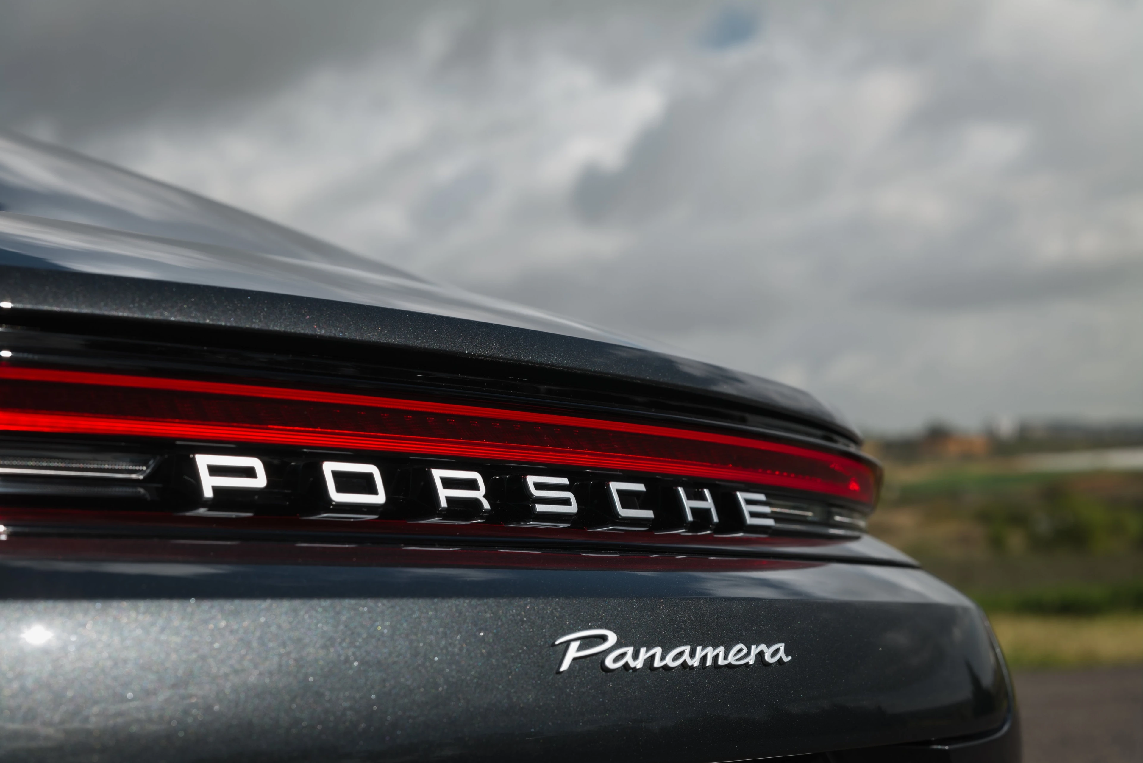 Rear Light Bar and Panamera Lettering